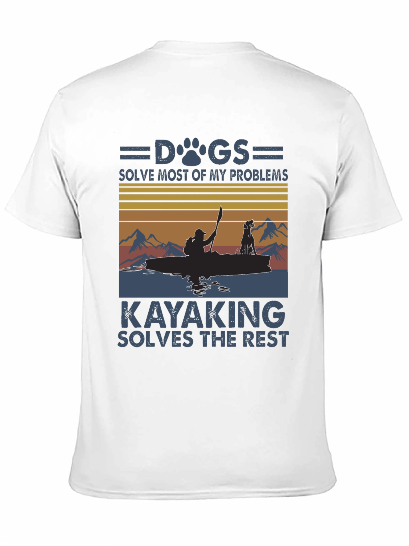 Dogs Kayaking T-Shirt: Solves Problems