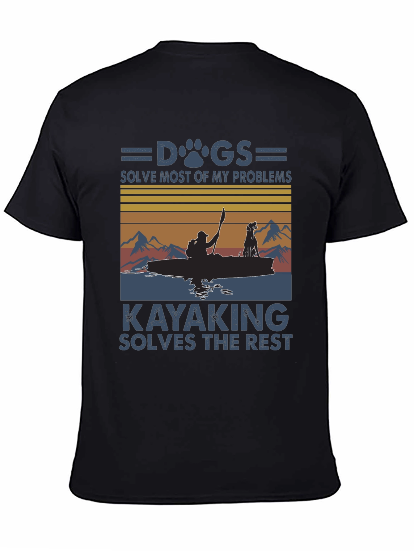 Dogs Kayaking T-Shirt: Solves Problems