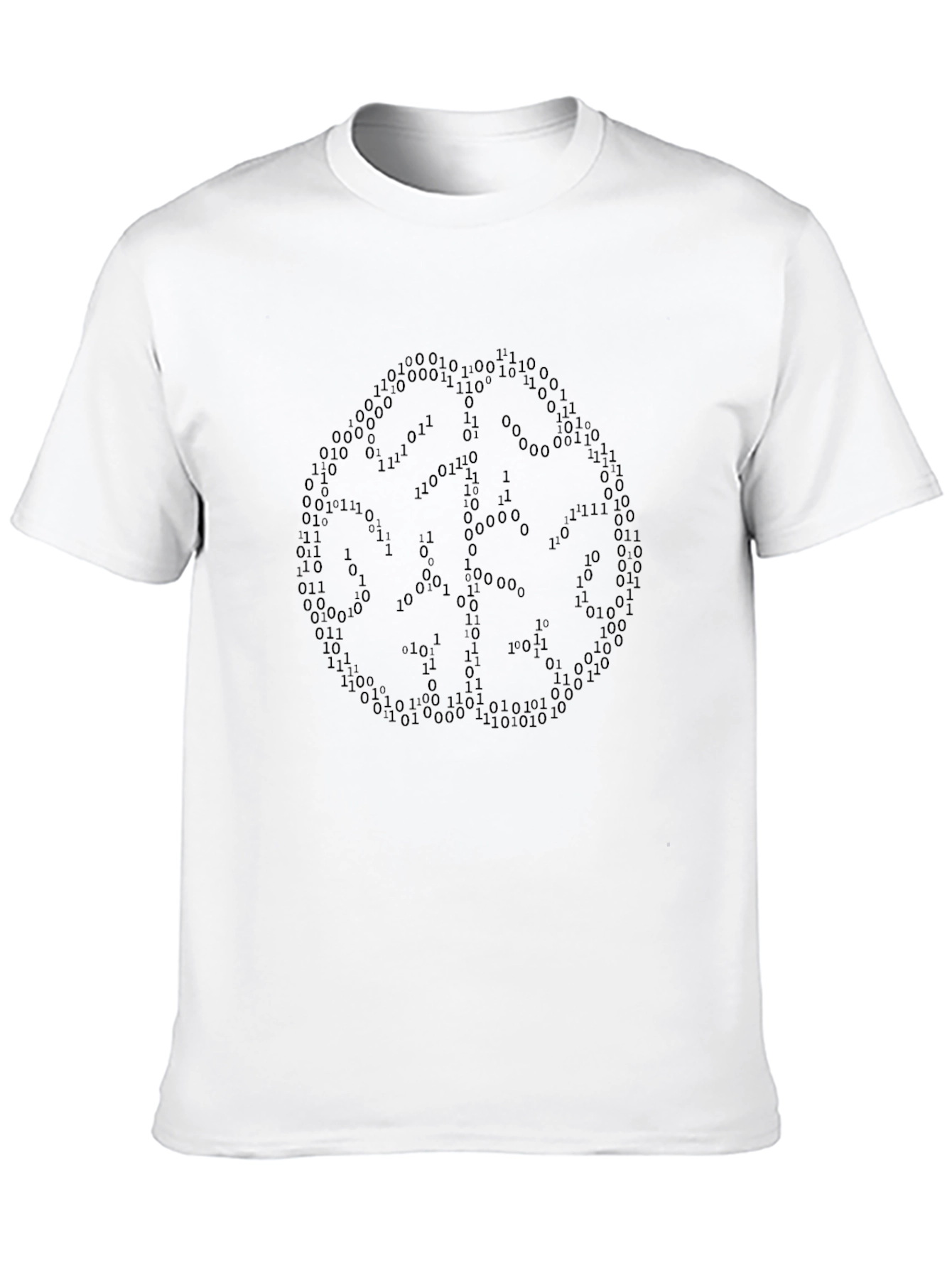 Binary Code Graphic Tee - Tech Style
