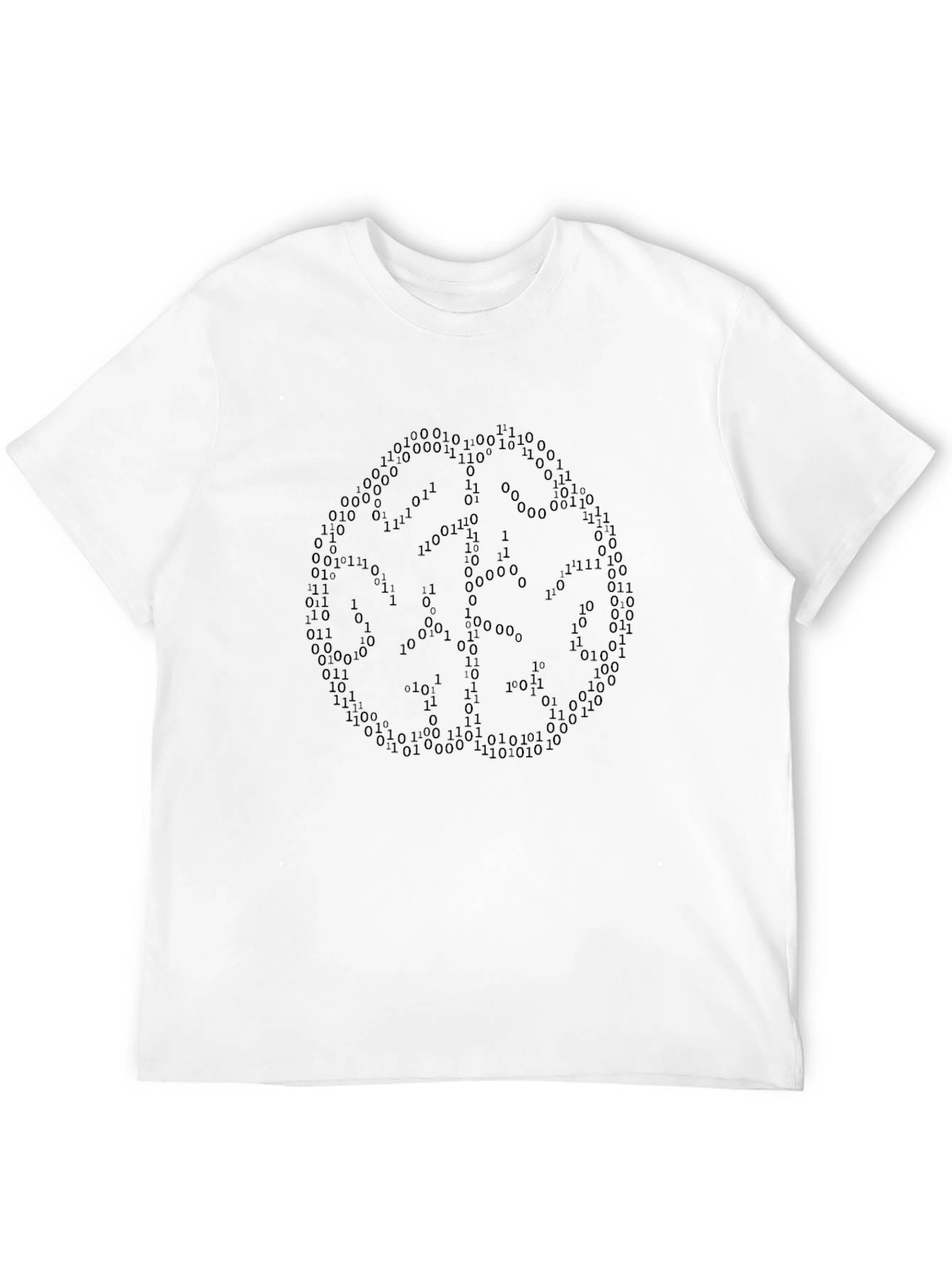 Binary Code Graphic Tee - Tech Style