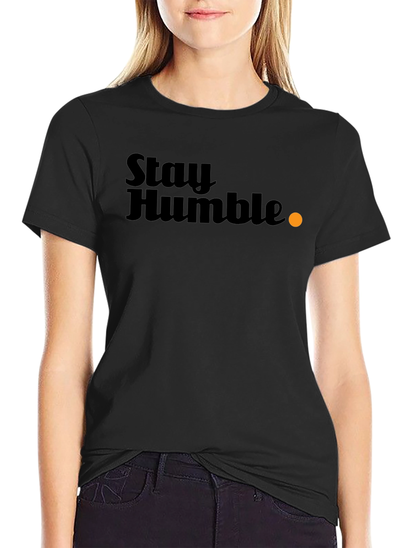Stay Humble T-Shirt - Black Graphic Tee