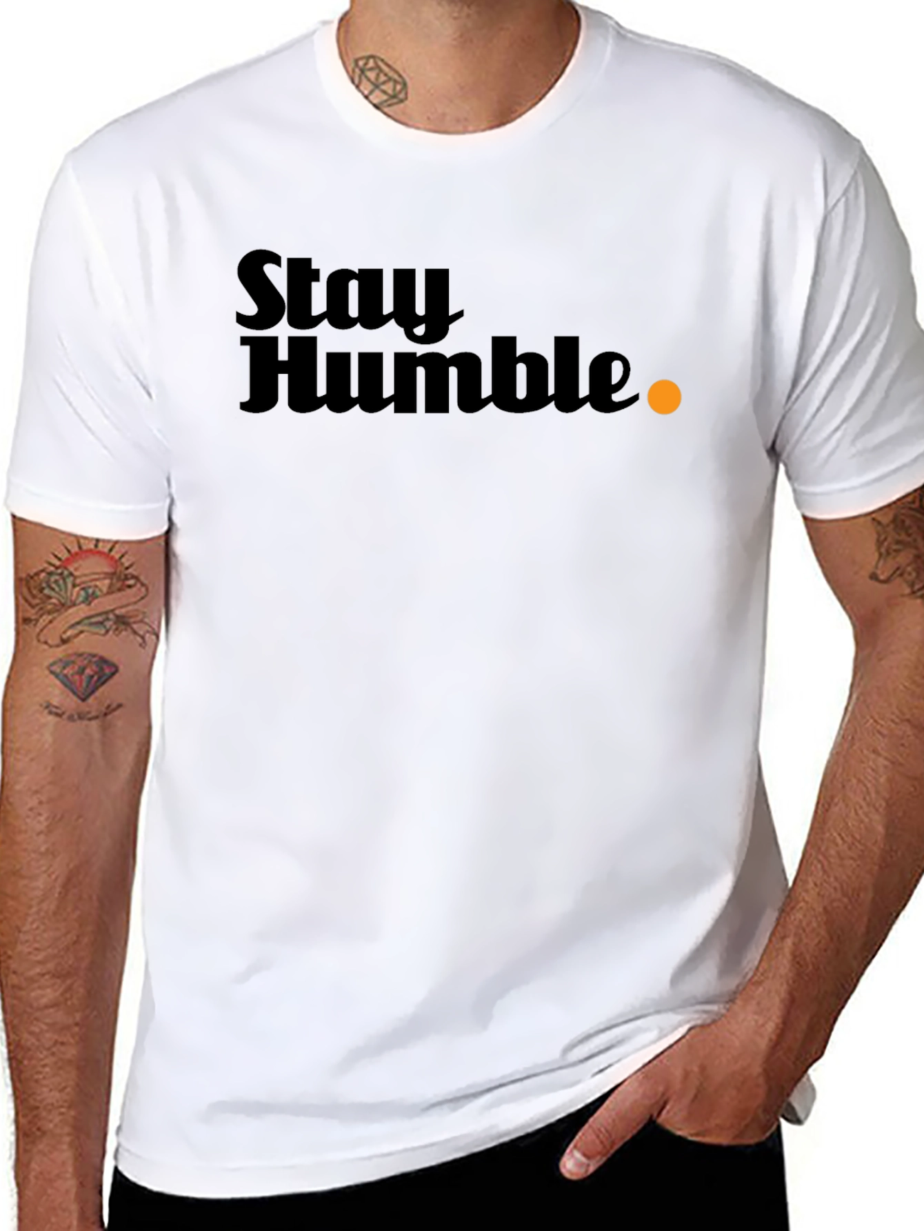 Stay Humble T-Shirt - Black Graphic Tee