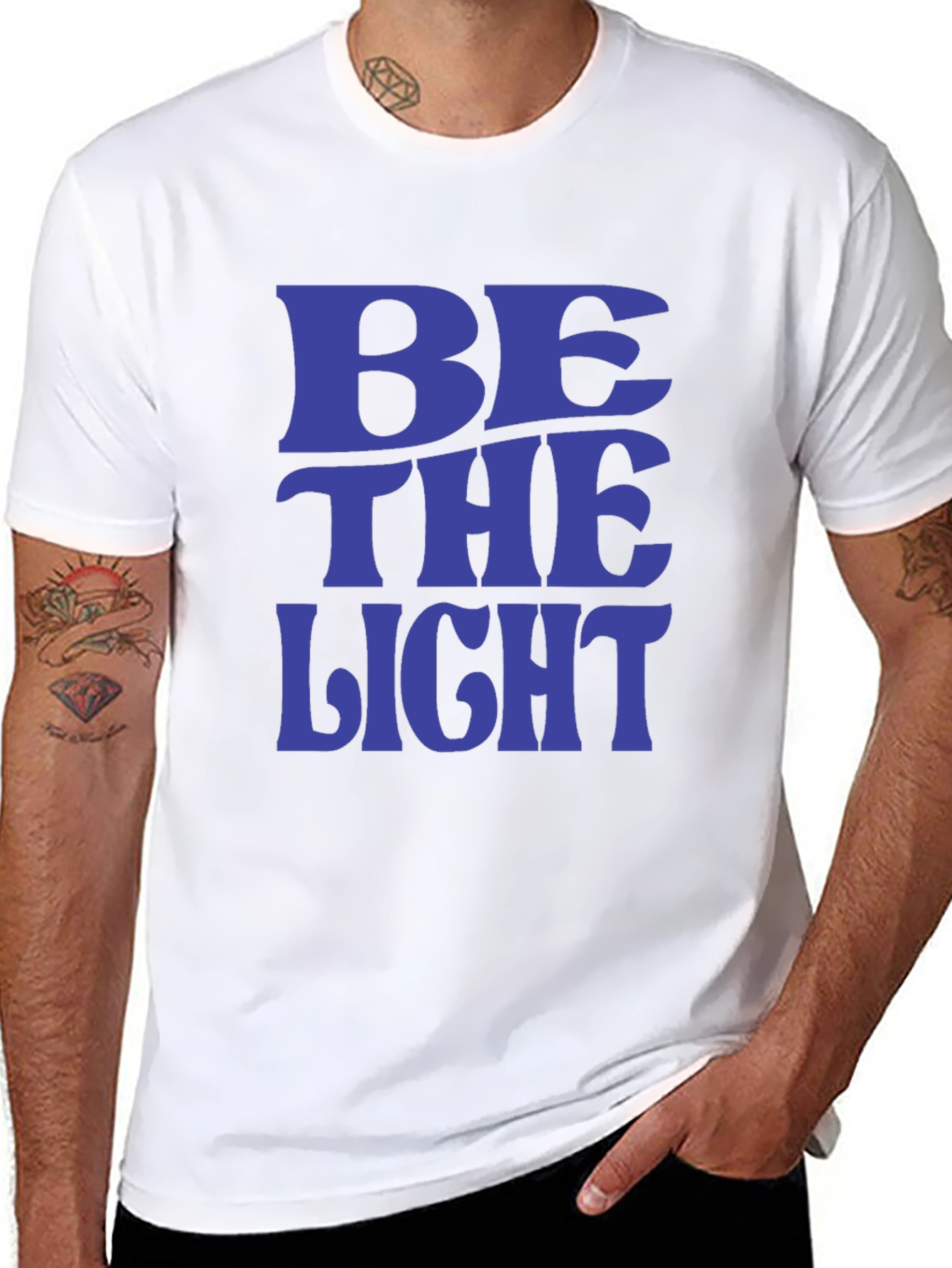 Be The Light T-Shirt - Positive Message Tee