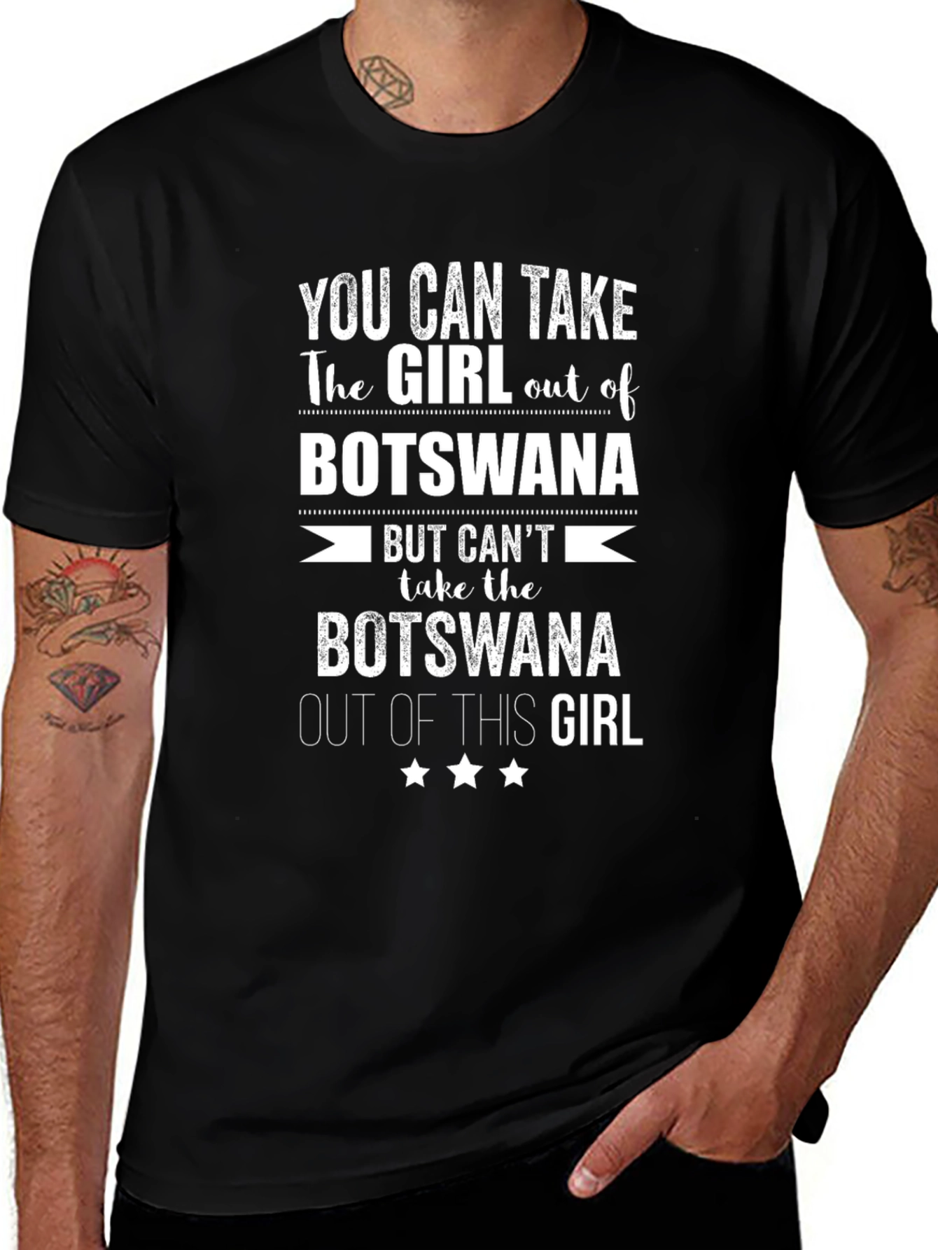 Botswana Girl T-Shirt: You Can Take the Girl Out