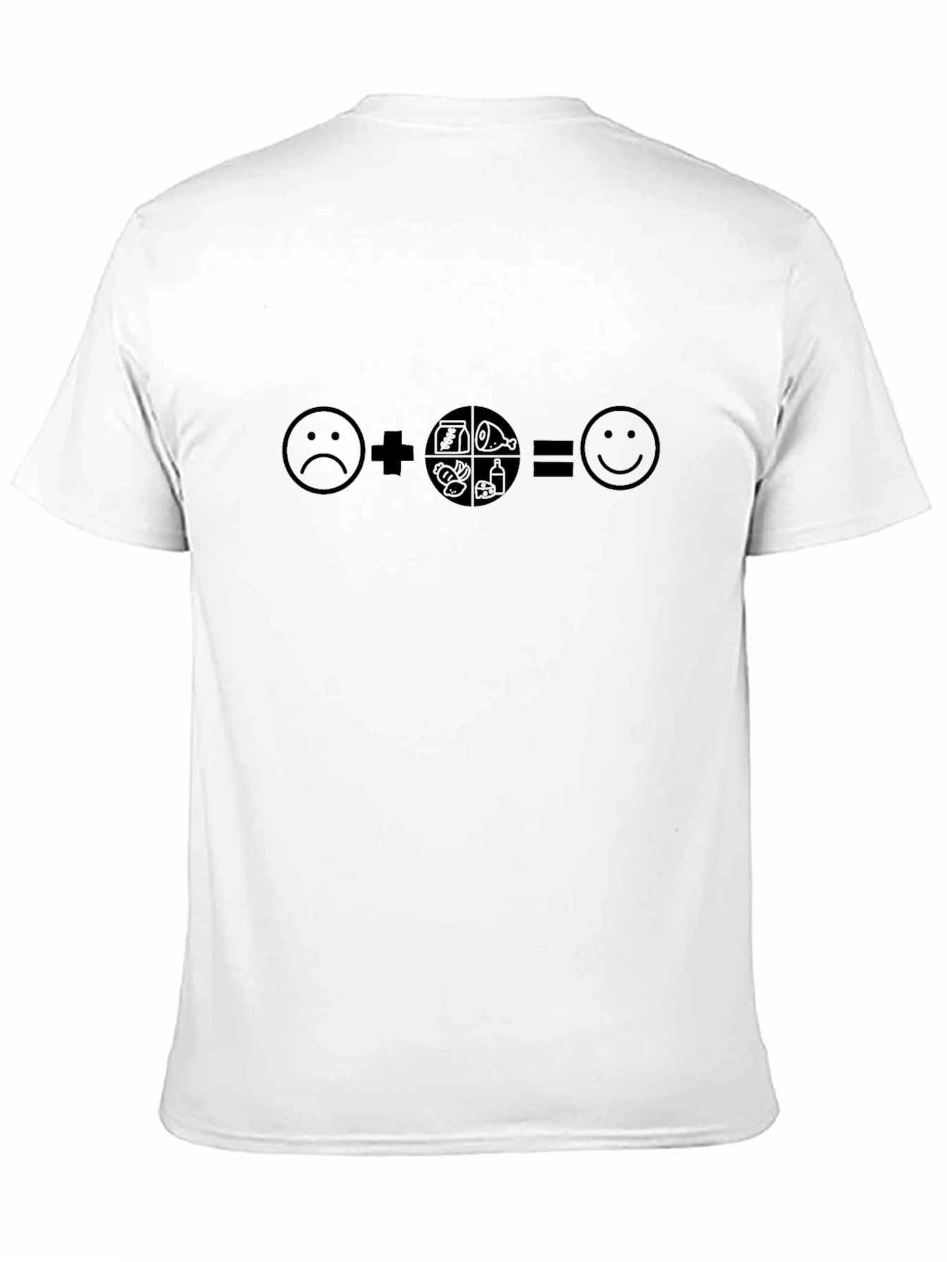 Food = Happy T-Shirt - Funny Graphic Tee