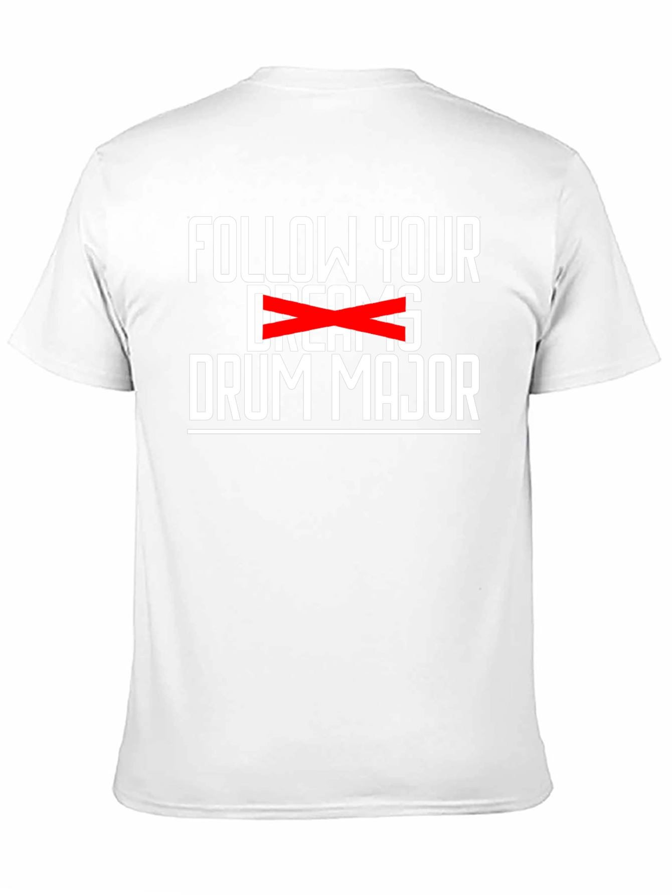 Follow Your Drum Major Black Graphic Tee