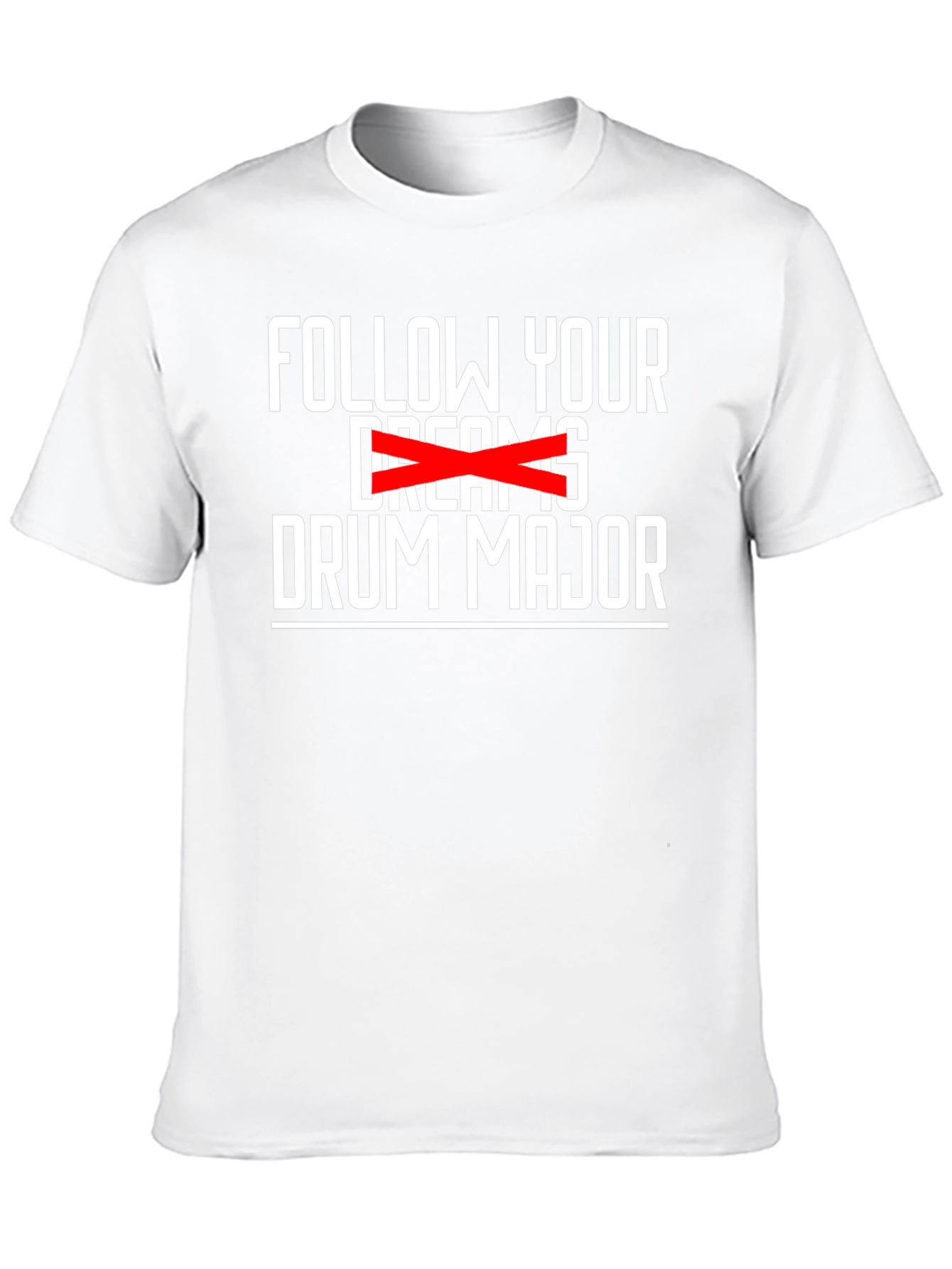Follow Your Drum Major Black Graphic Tee