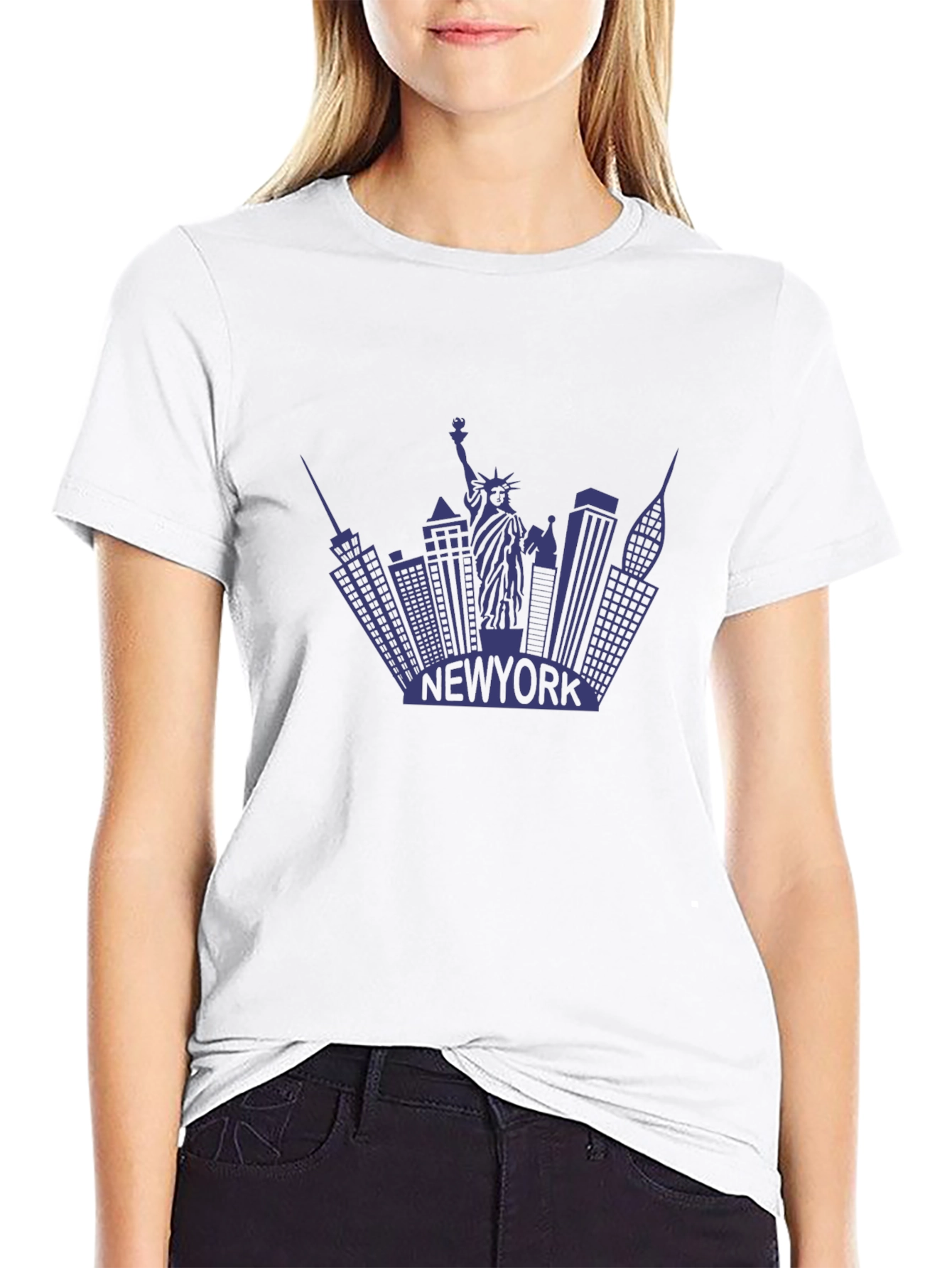New York Skyline Graphic T-Shirt
