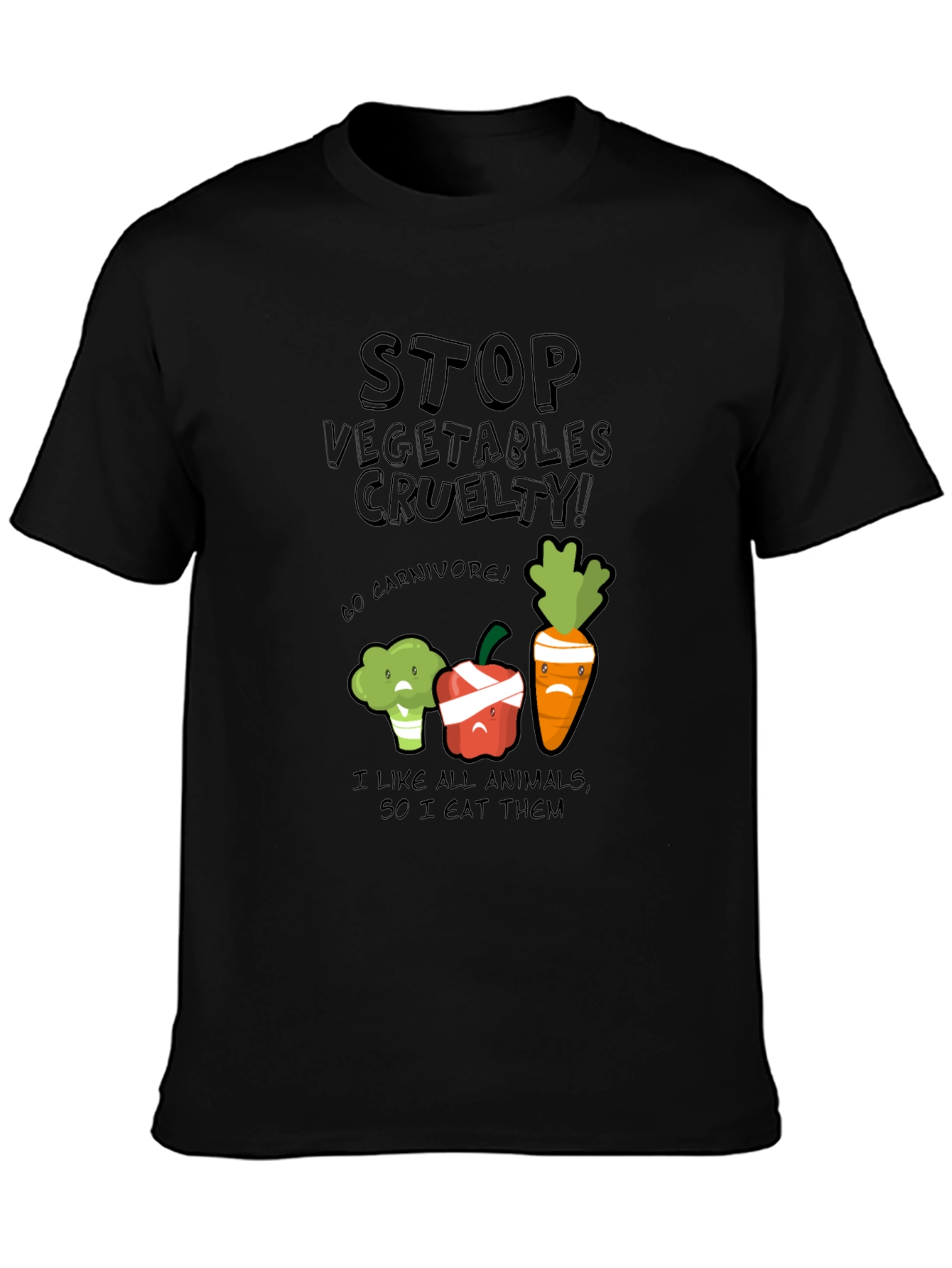 Stop Vegetables Cruelty Graphic Tee