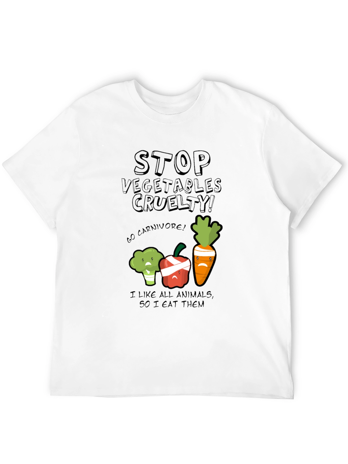 Stop Vegetables Cruelty Graphic Tee