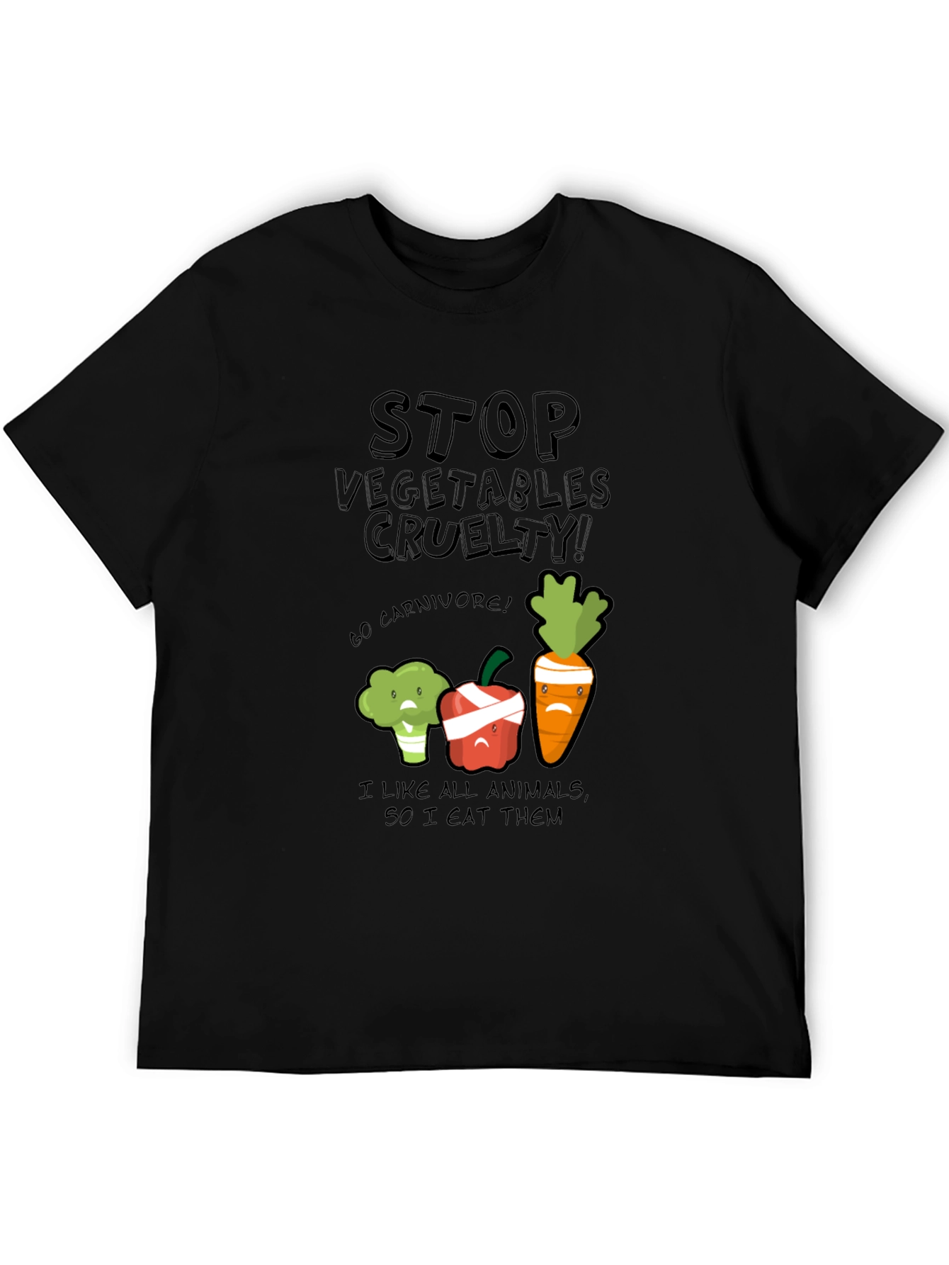Stop Vegetables Cruelty Graphic Tee