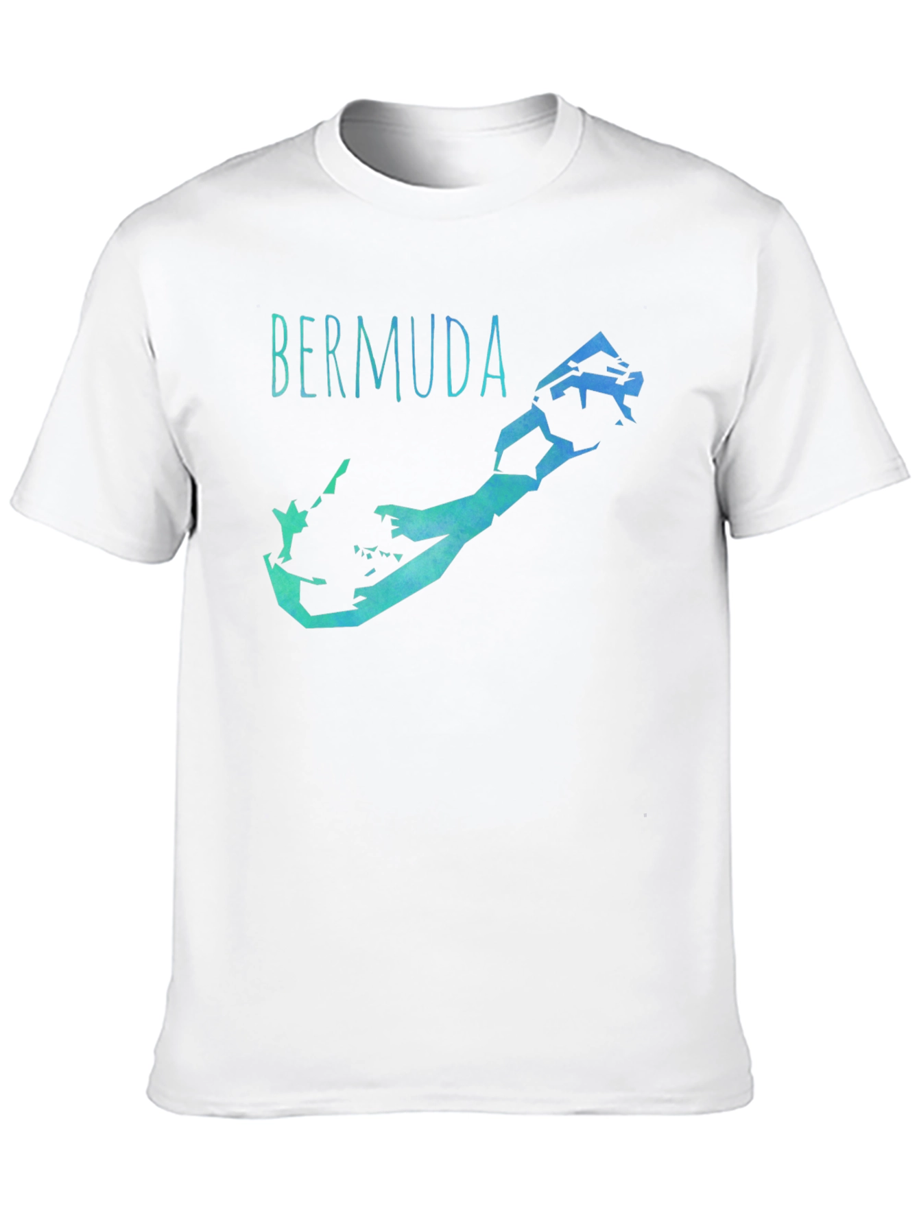 Bermuda Map Graphic Tee - Island Vibes T-Shirt
