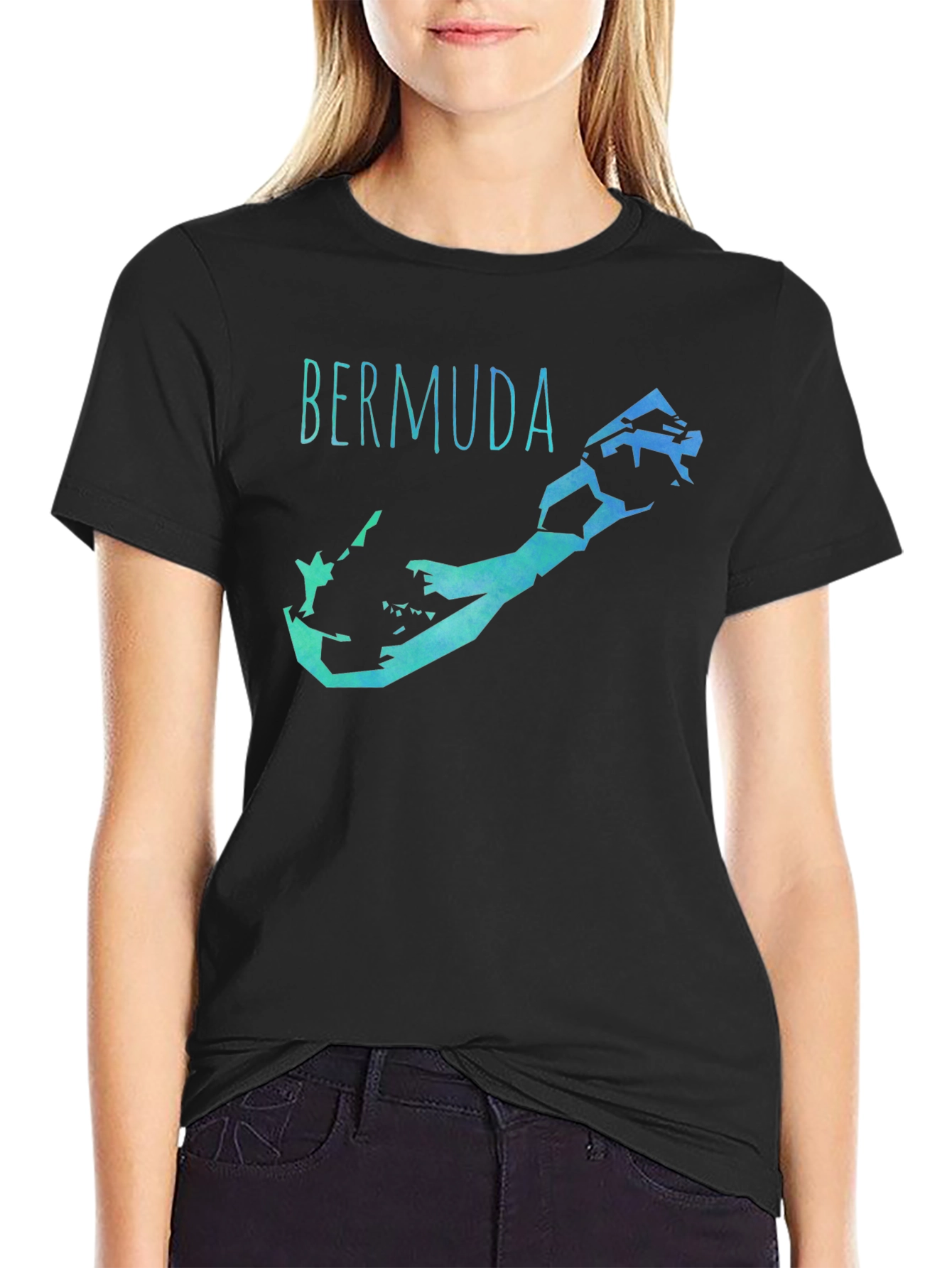 Bermuda Map Graphic Tee - Island Vibes T-Shirt