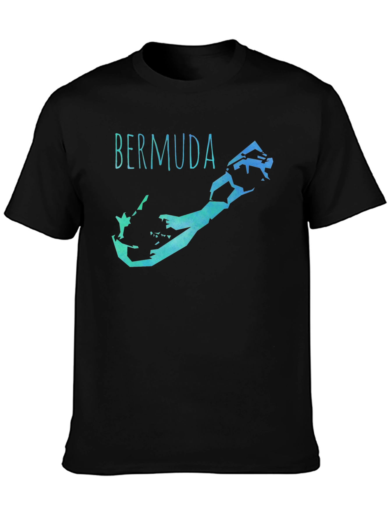 Bermuda Map Graphic Tee - Island Vibes T-Shirt
