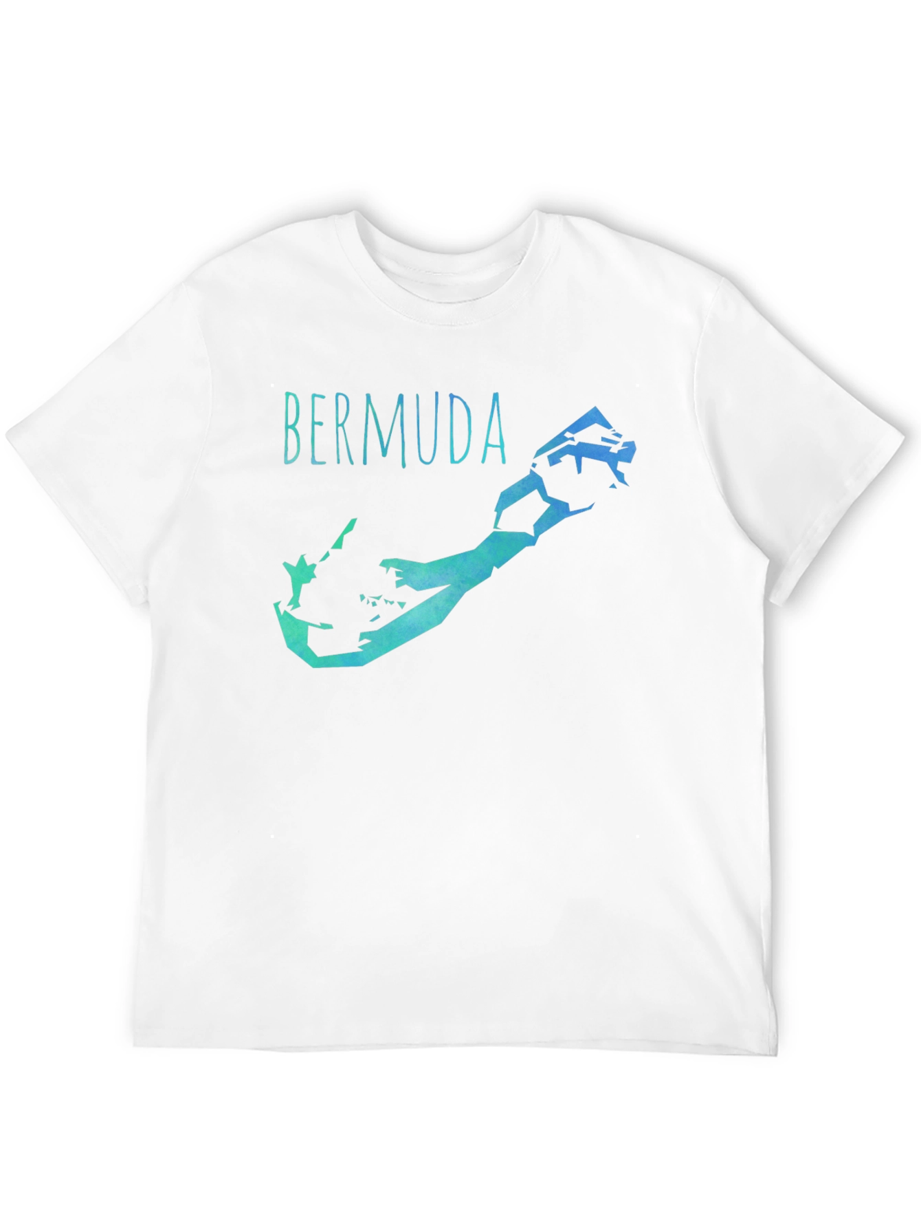 Bermuda Map Graphic Tee - Island Vibes T-Shirt