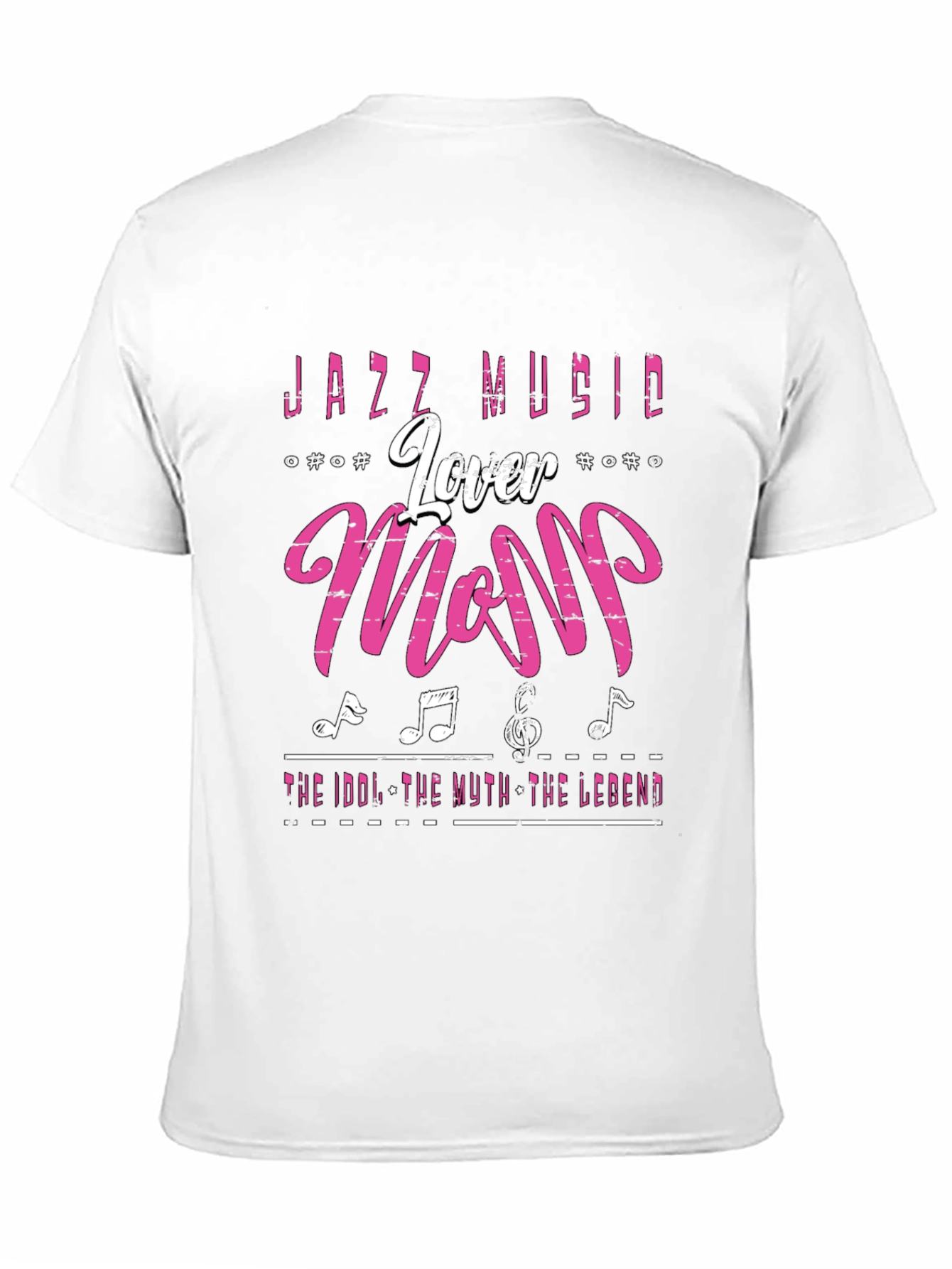 Jazz Music Lover Mom T-Shirt Black