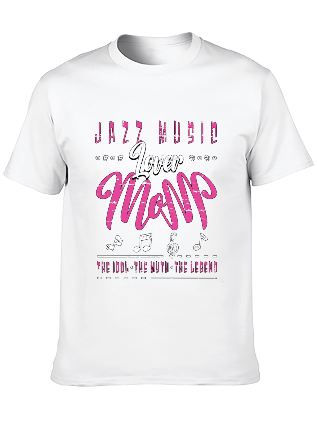 Jazz Music Lover Mom T-Shirt Black