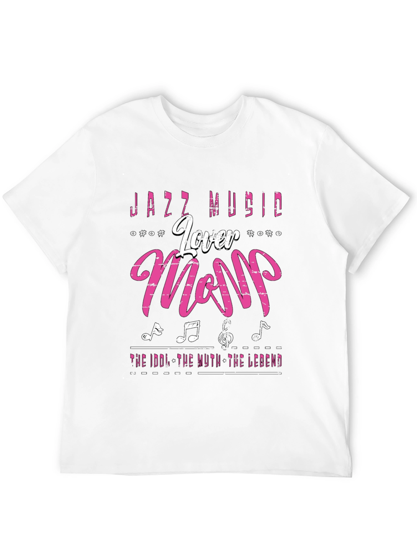 Jazz Music Lover Mom T-Shirt Black
