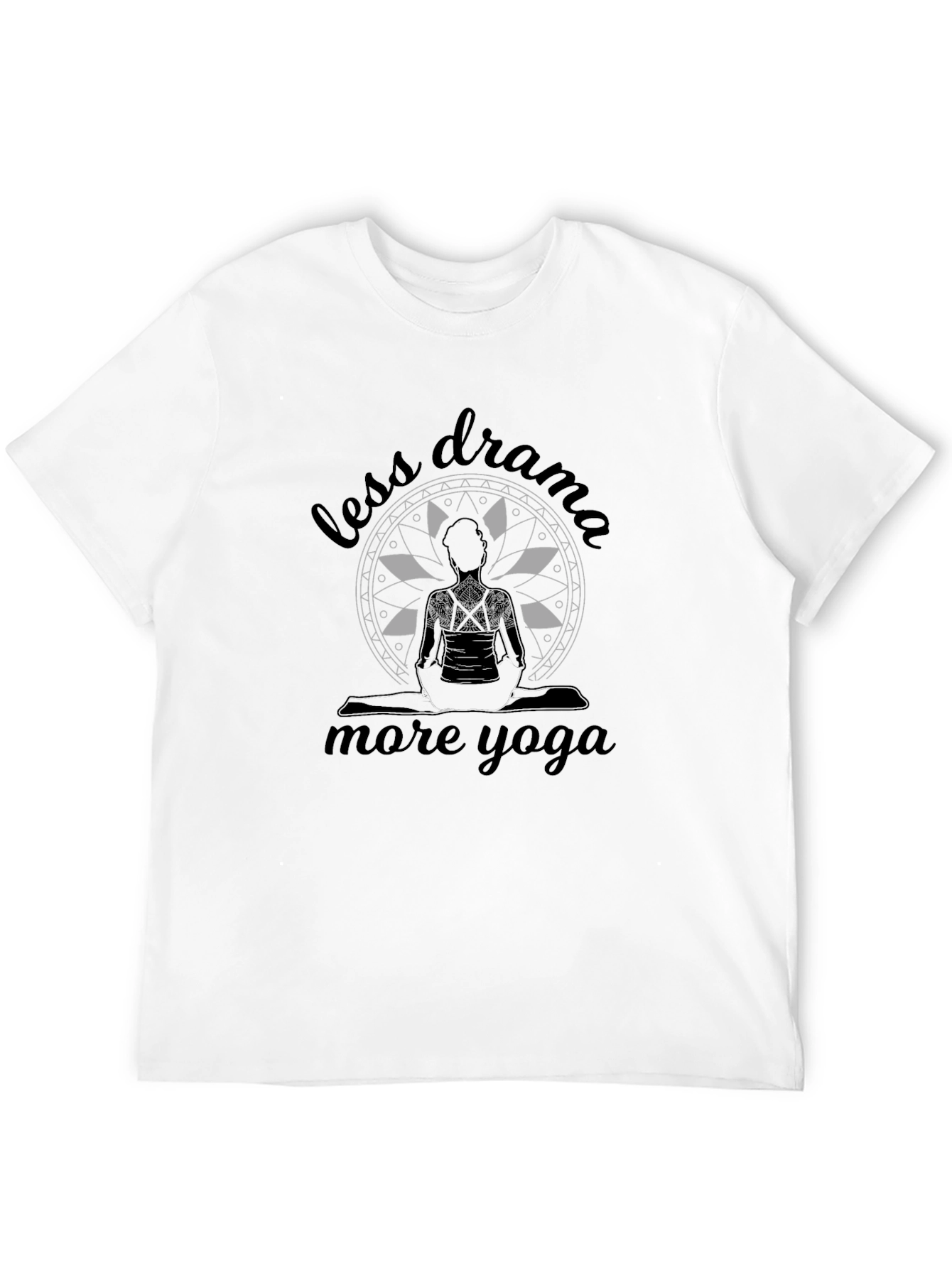 Less Drama More Yoga T-Shirt - Relaxed Fit
