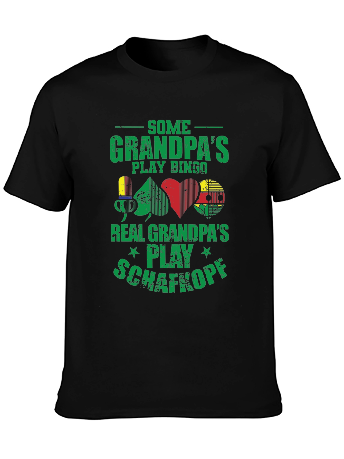 Funny Grandpa Card Game T-Shirt