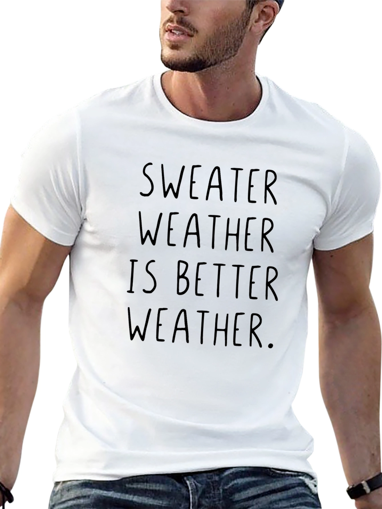 Sweater Weather T-Shirt - Cozy Season Style