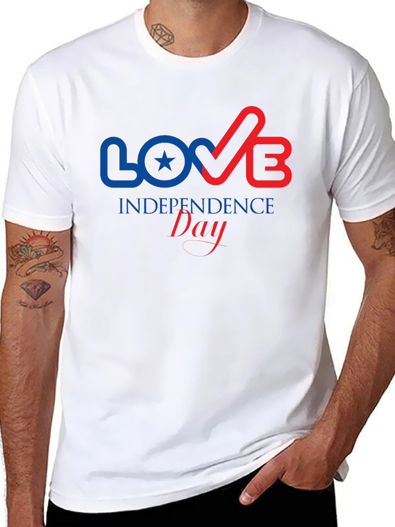 Independence Day Love T-Shirt