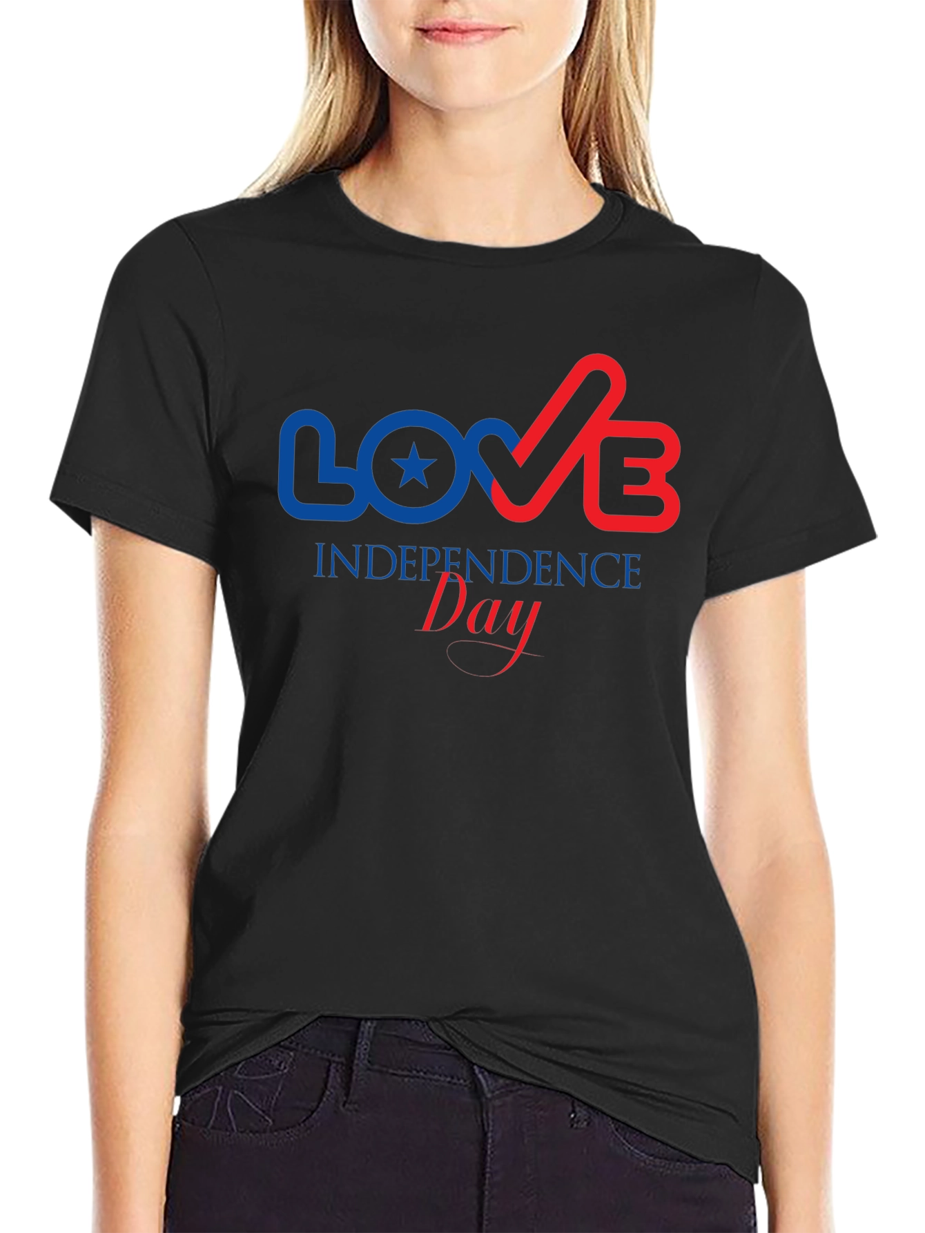 Independence Day Love T-Shirt