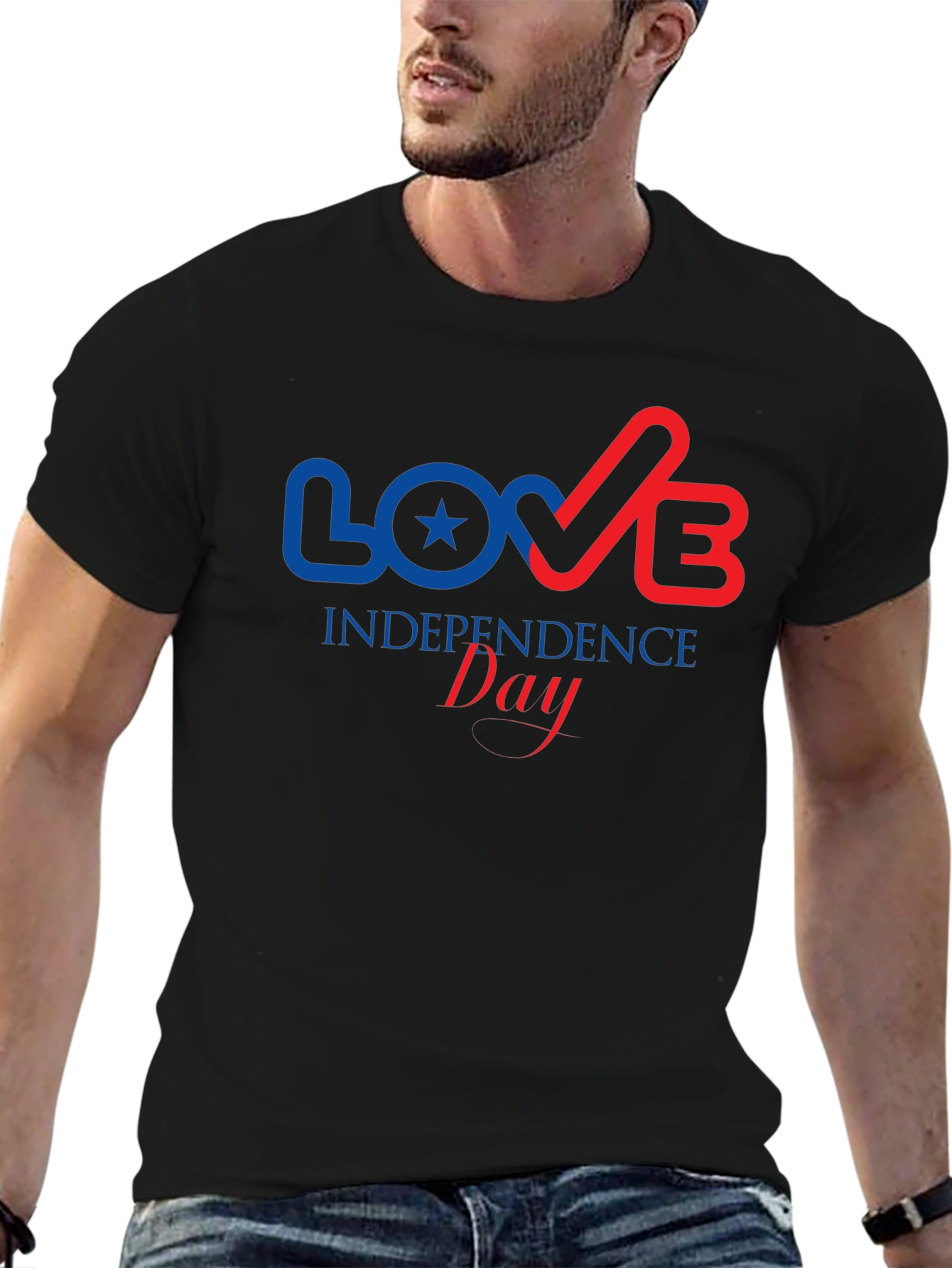 Independence Day Love T-Shirt