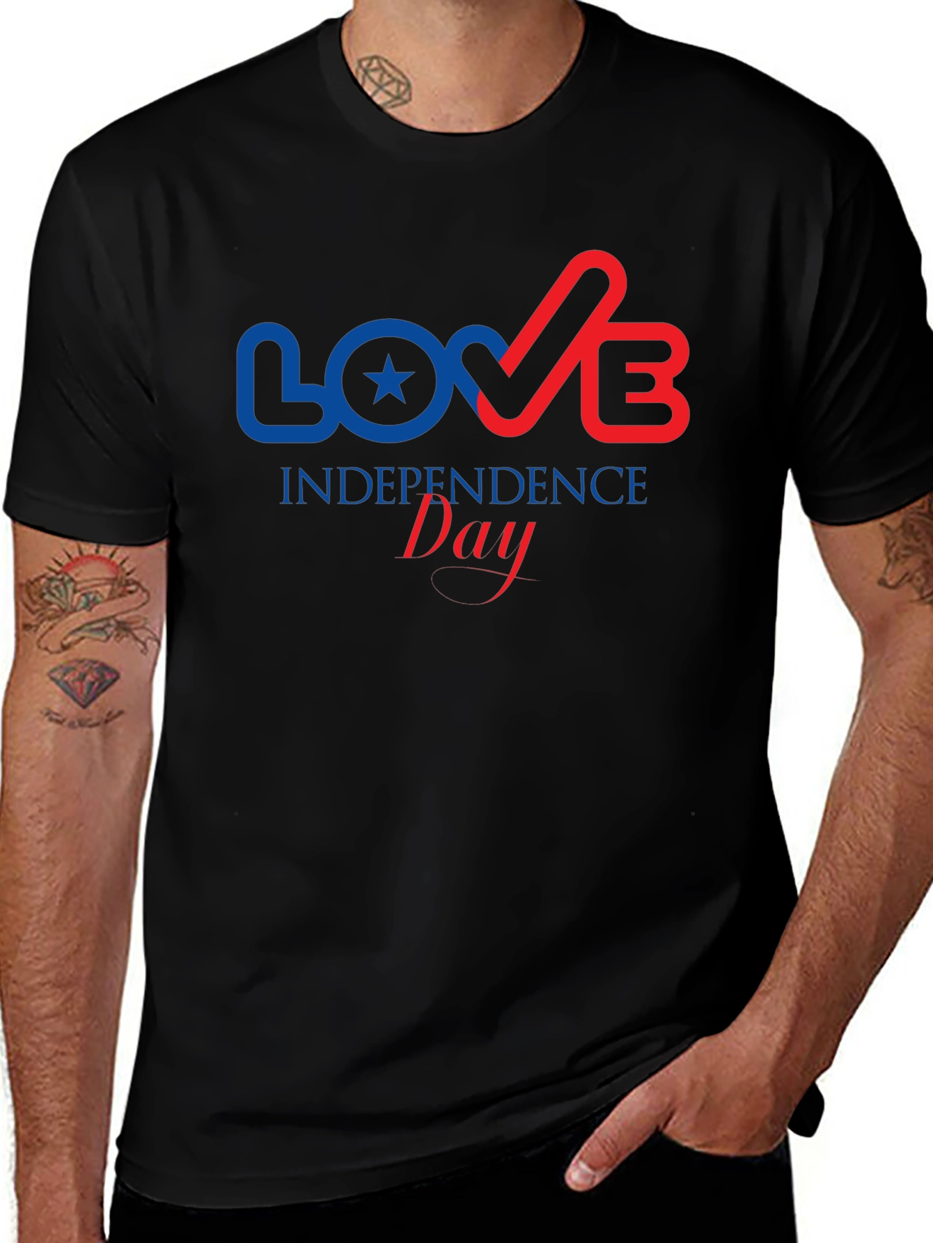 Independence Day Love T-Shirt