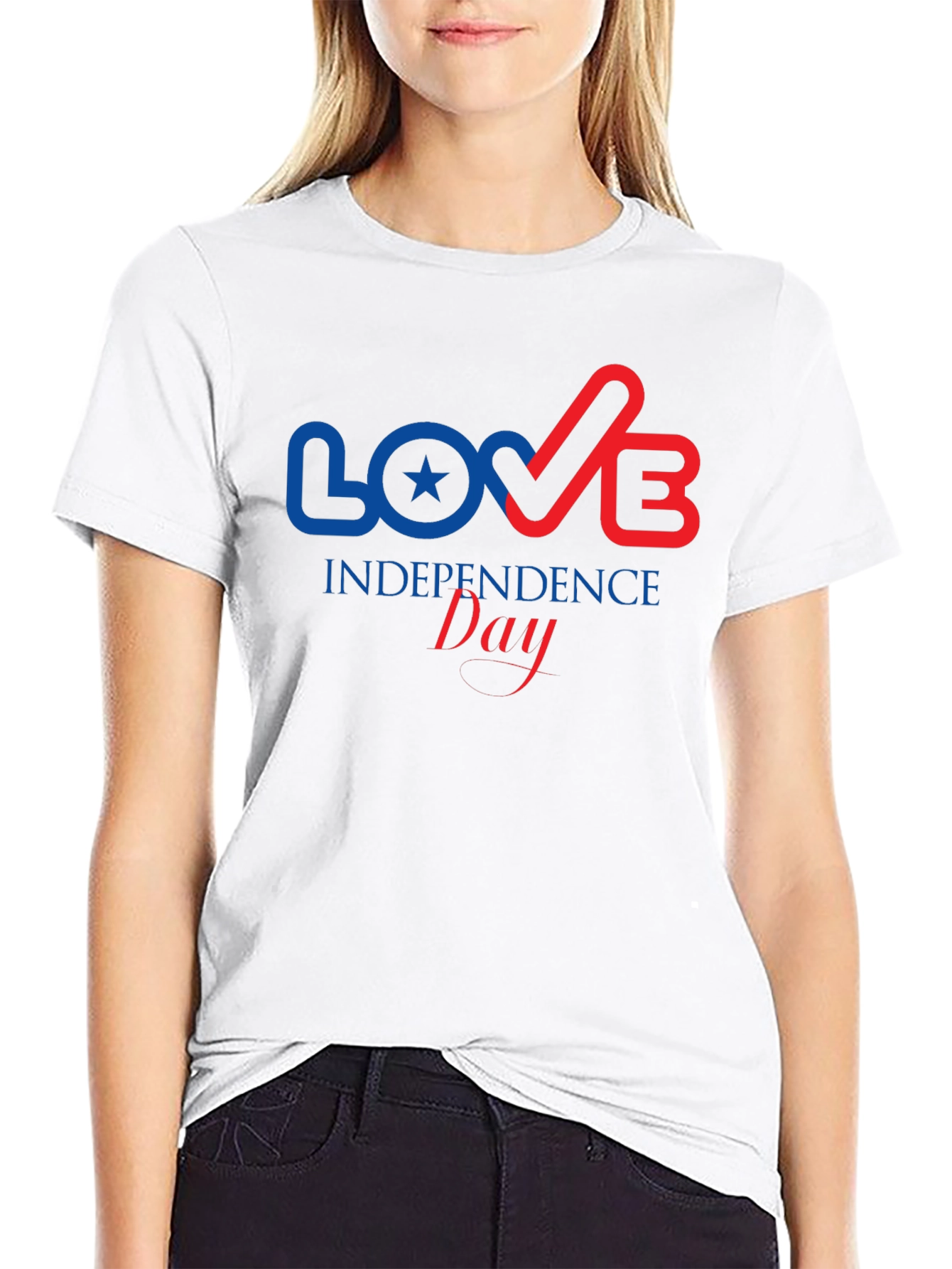 Independence Day Love T-Shirt