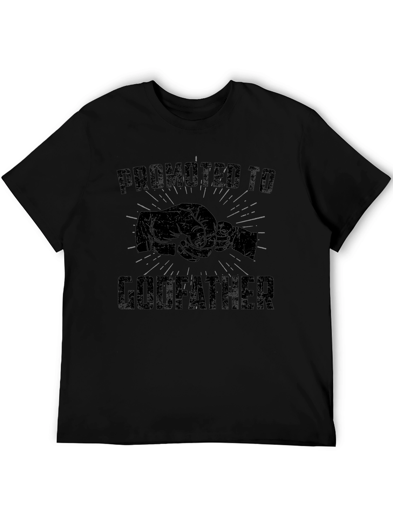 Promoted to Godfather T-Shirt - Fathers Day Gift