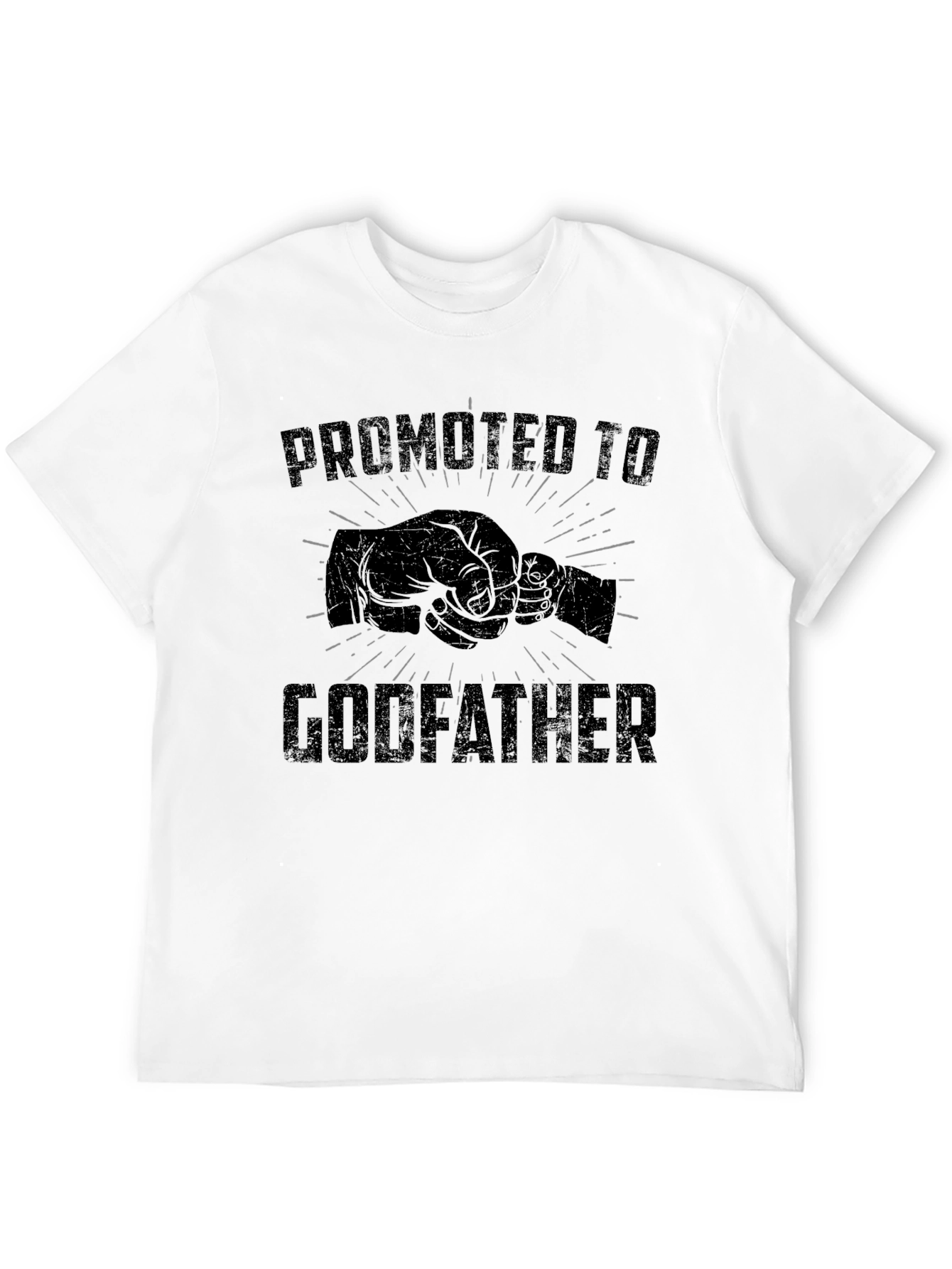 Promoted to Godfather T-Shirt - Fathers Day Gift