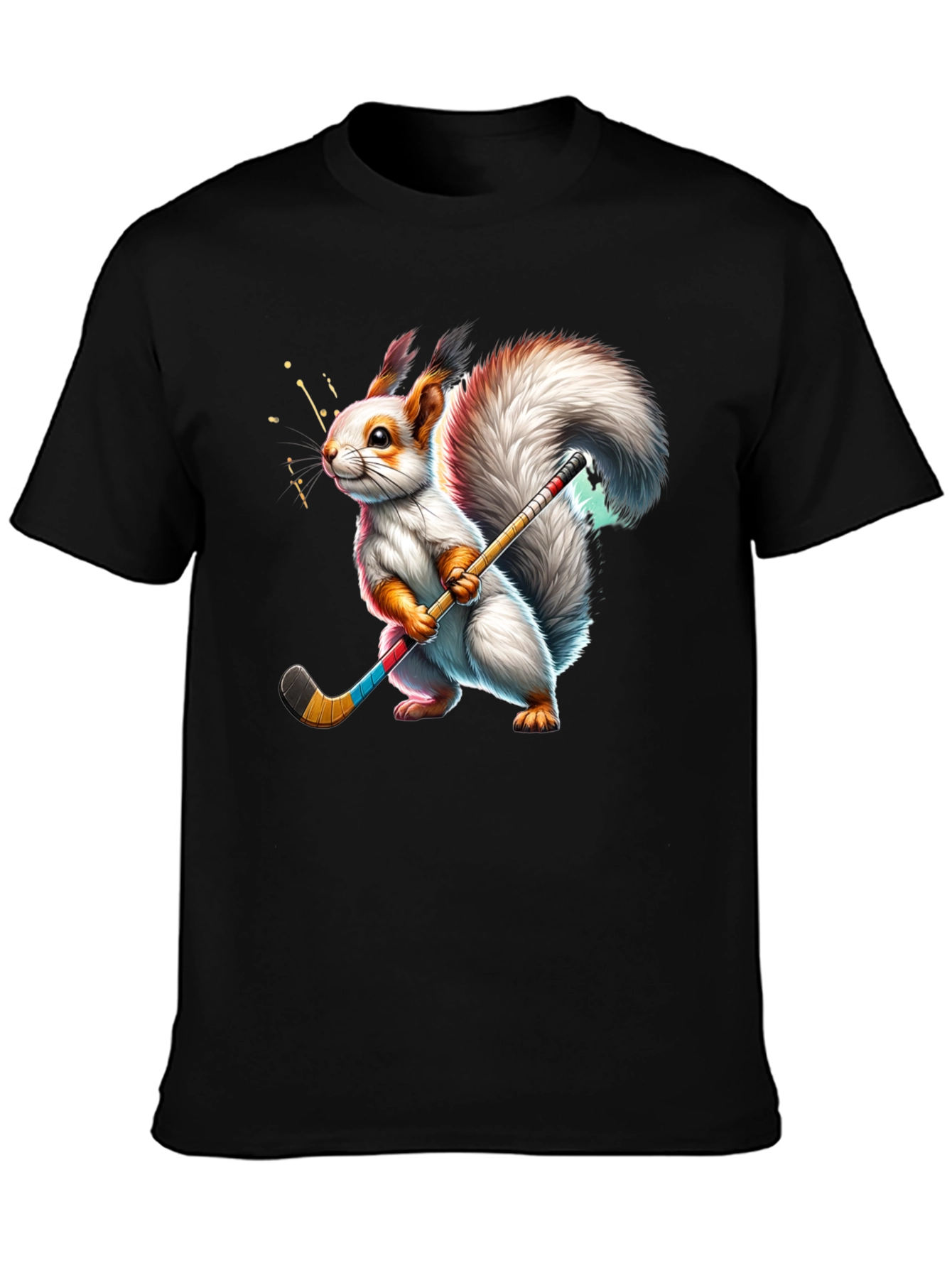 Squirrel Hockey Player T-Shirt