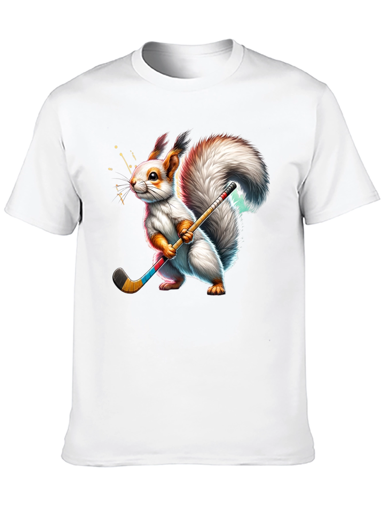 Squirrel Hockey Player T-Shirt