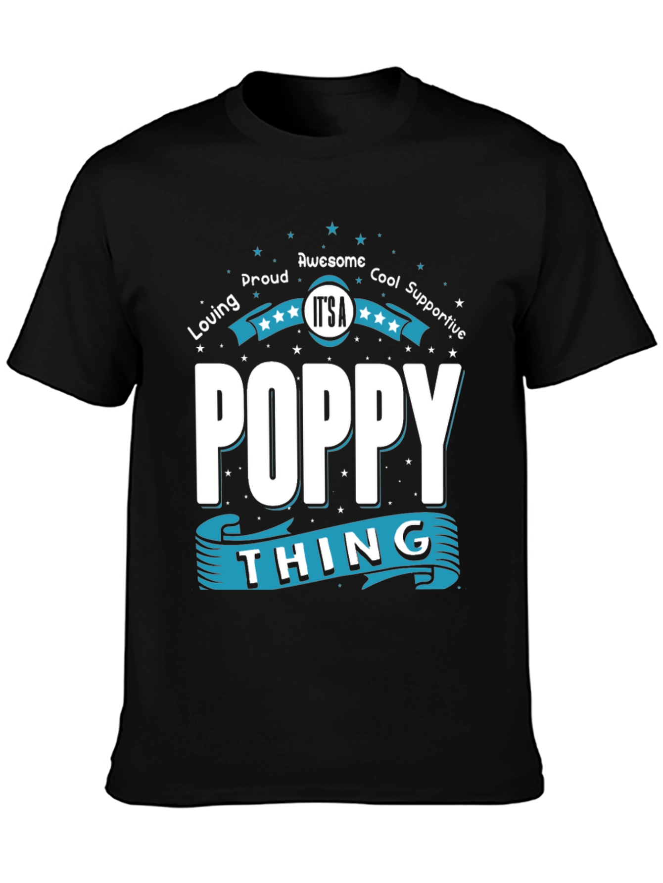 Its A Poppy Thing T-Shirt - Black