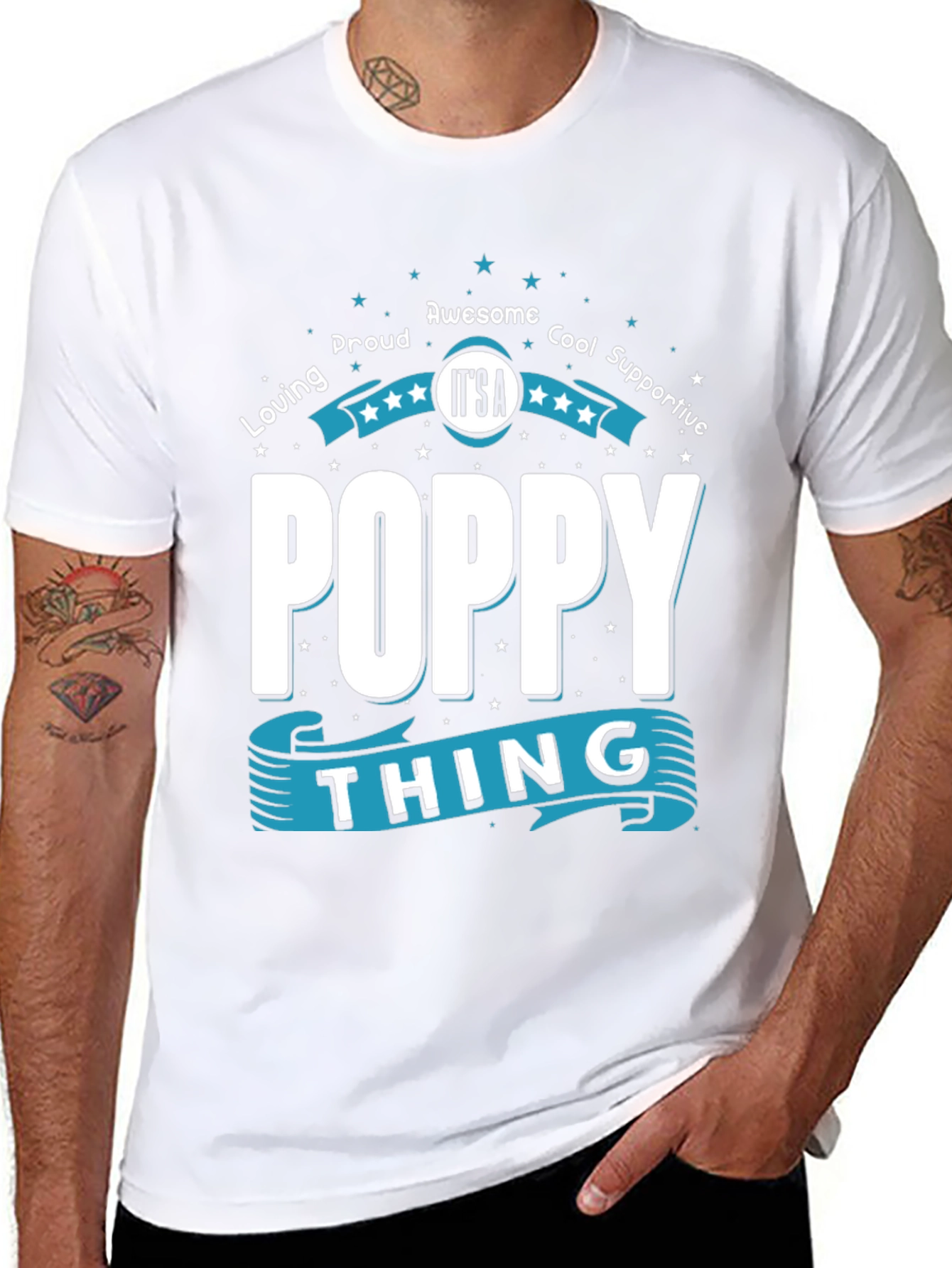 Its A Poppy Thing T-Shirt - Black