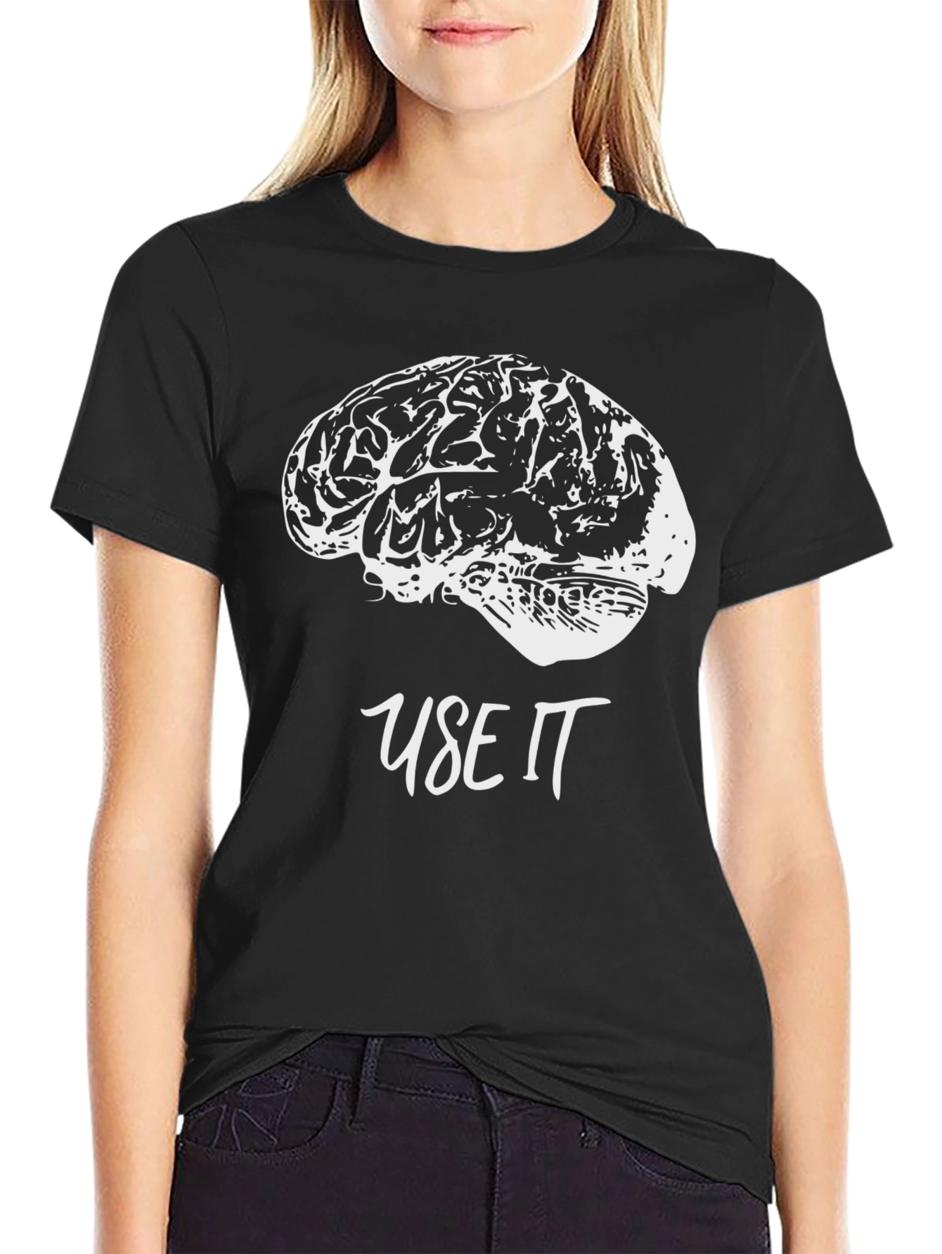 Use It Brain Graphic T-Shirt
