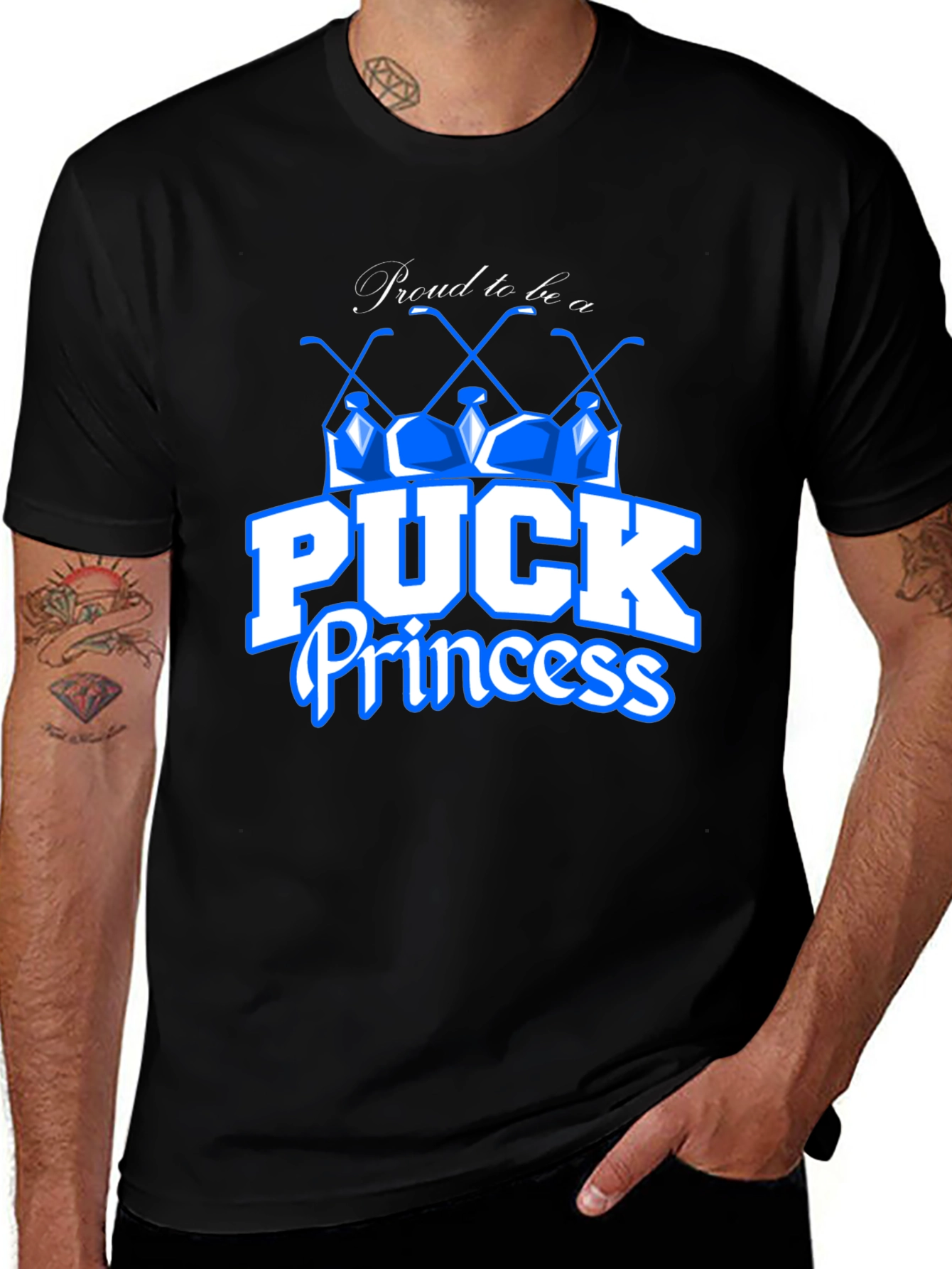 Puck Princess T-Shirt - Hockey Fan Tee