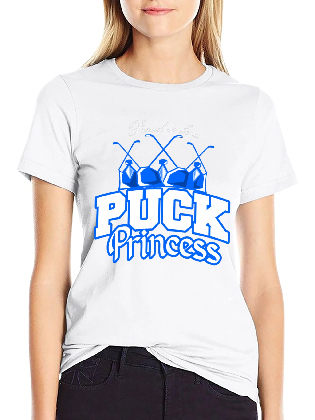 Puck Princess T-Shirt - Hockey Fan Tee