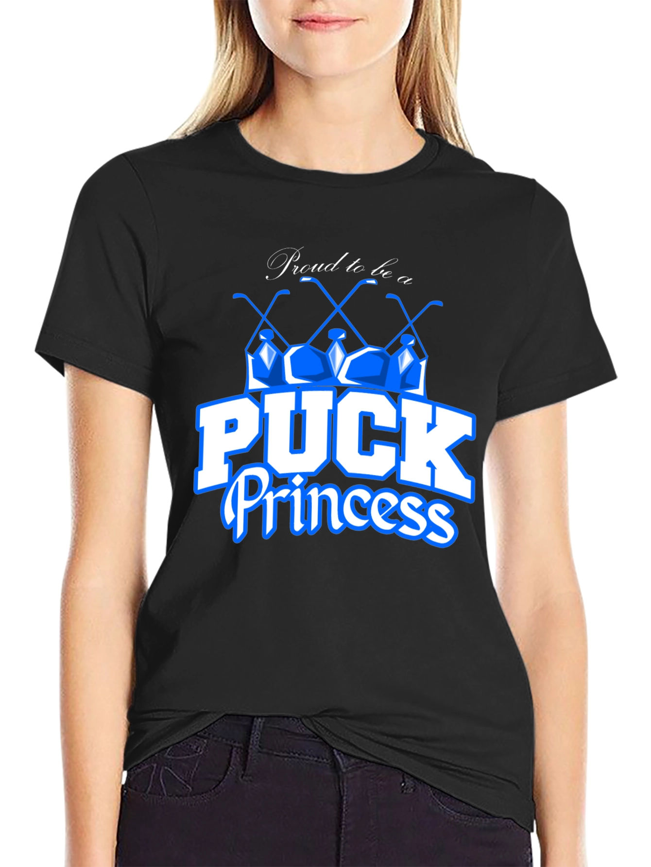 Puck Princess T-Shirt - Hockey Fan Tee