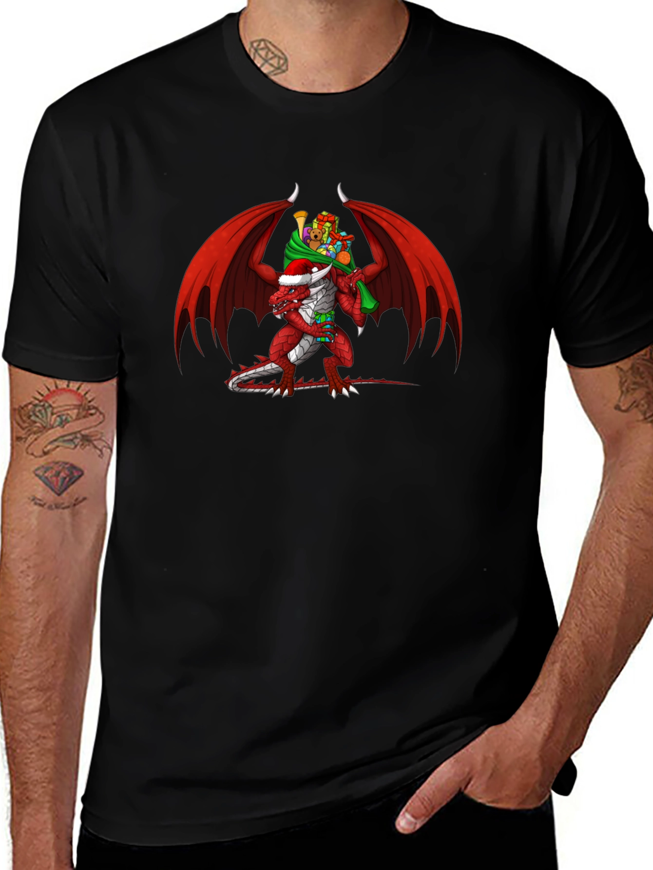Festive Dragon Graphic Tee