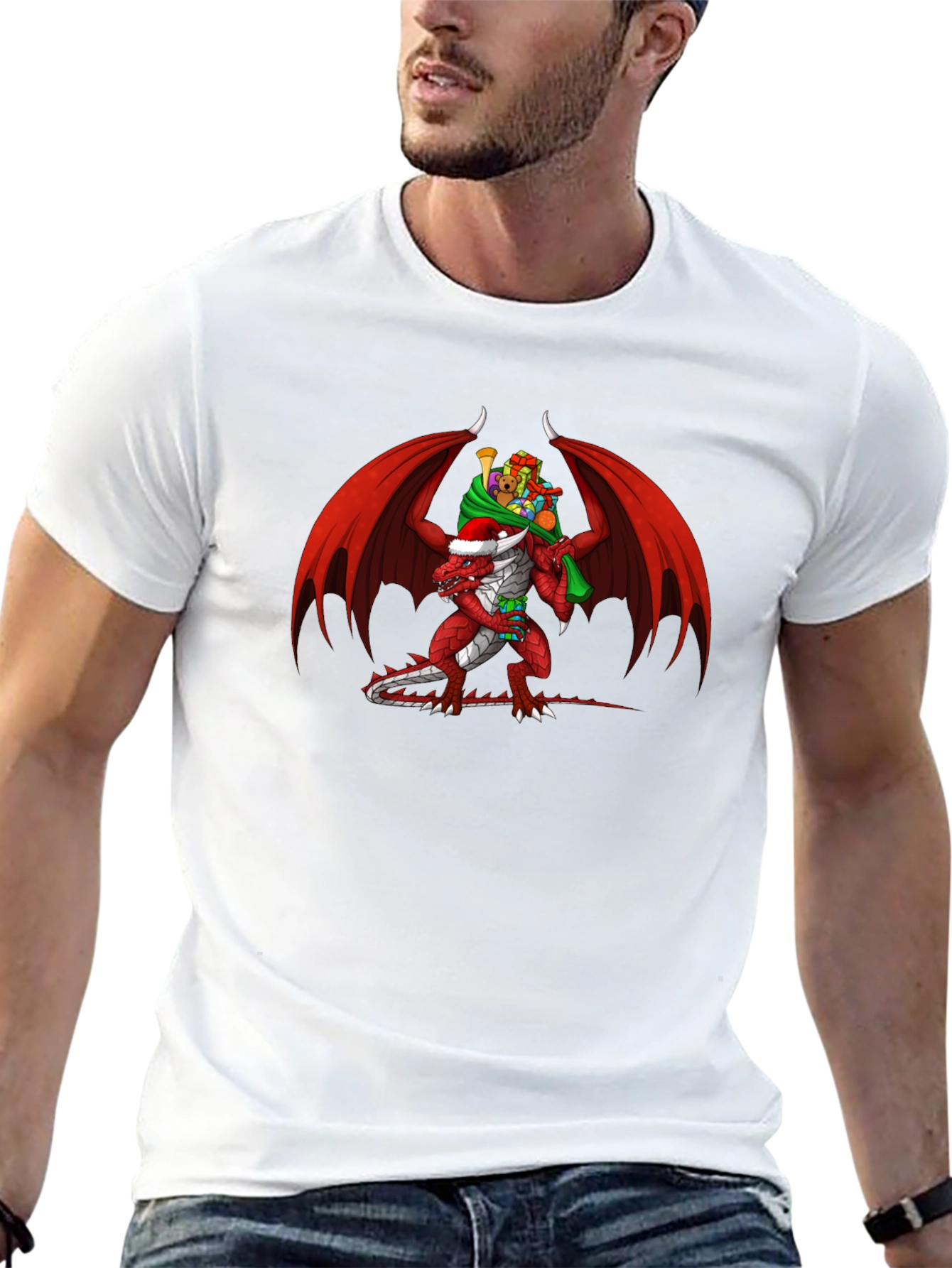 Festive Dragon Graphic Tee