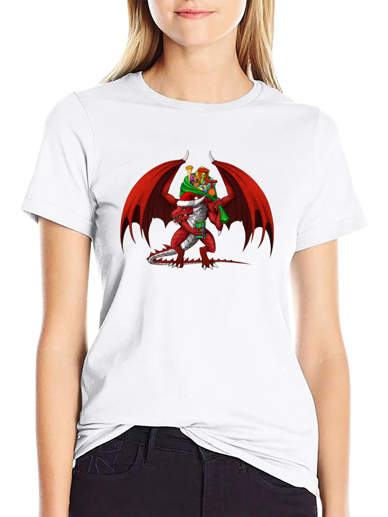 Festive Dragon Graphic Tee