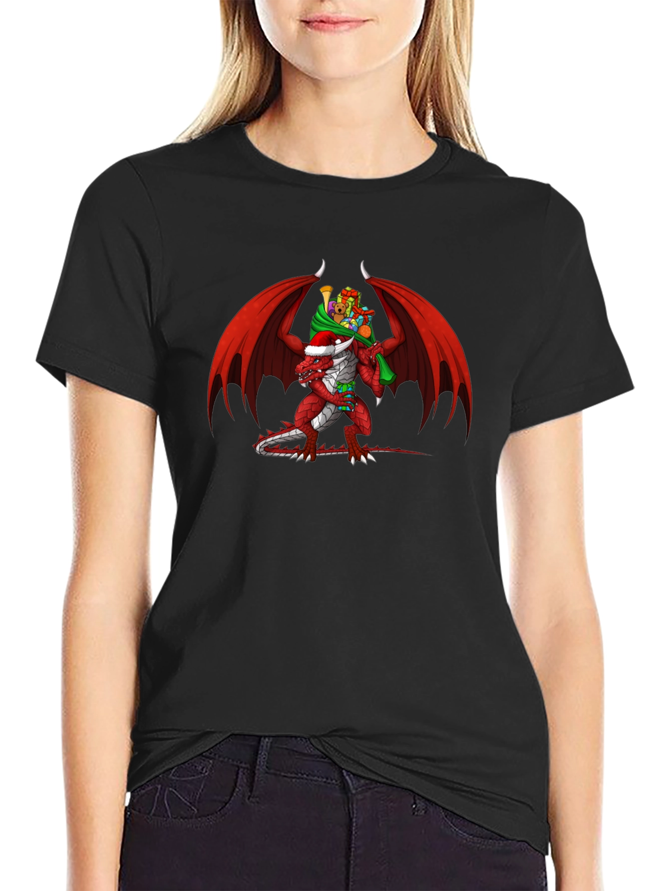 Festive Dragon Graphic Tee