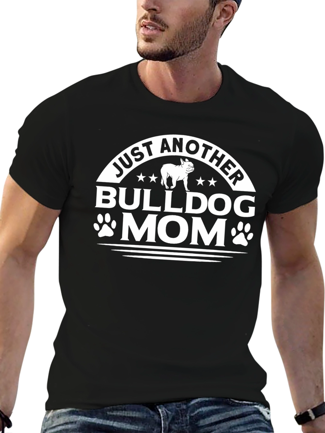 Bulldog Mom Graphic Tee - Dog Lover T-Shirt