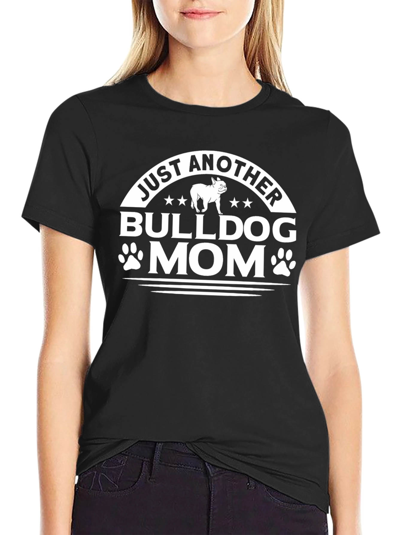 Bulldog Mom Graphic Tee - Dog Lover T-Shirt