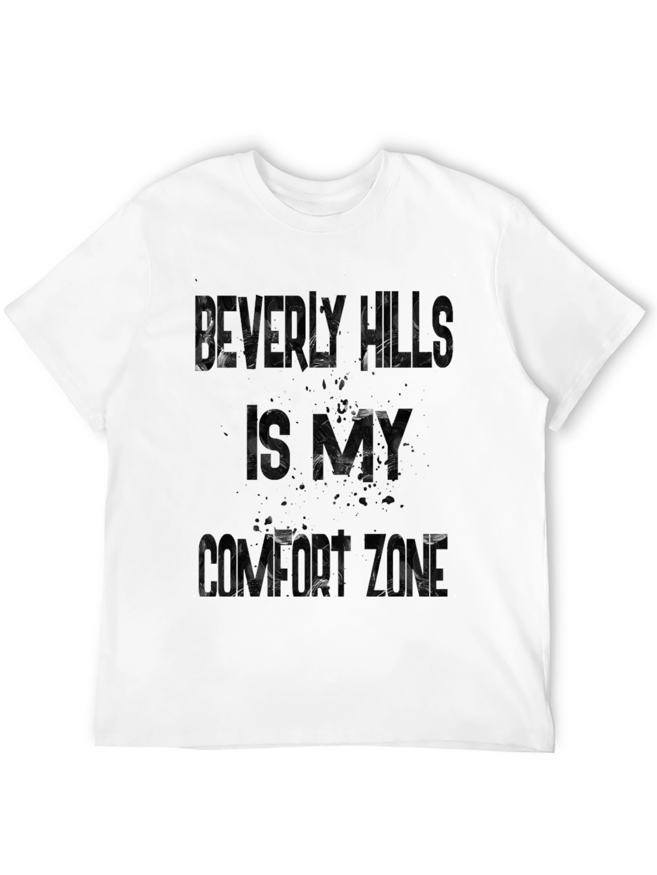 Beverly Hills is My Comfort Zone Black T-Shirt