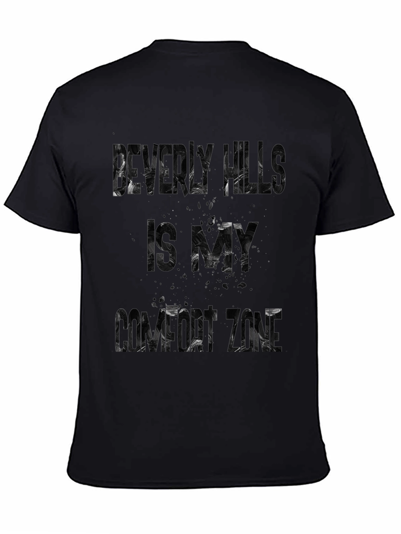 Beverly Hills is My Comfort Zone Black T-Shirt