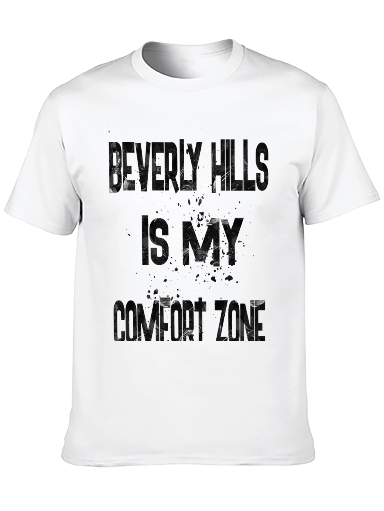 Beverly Hills is My Comfort Zone Black T-Shirt
