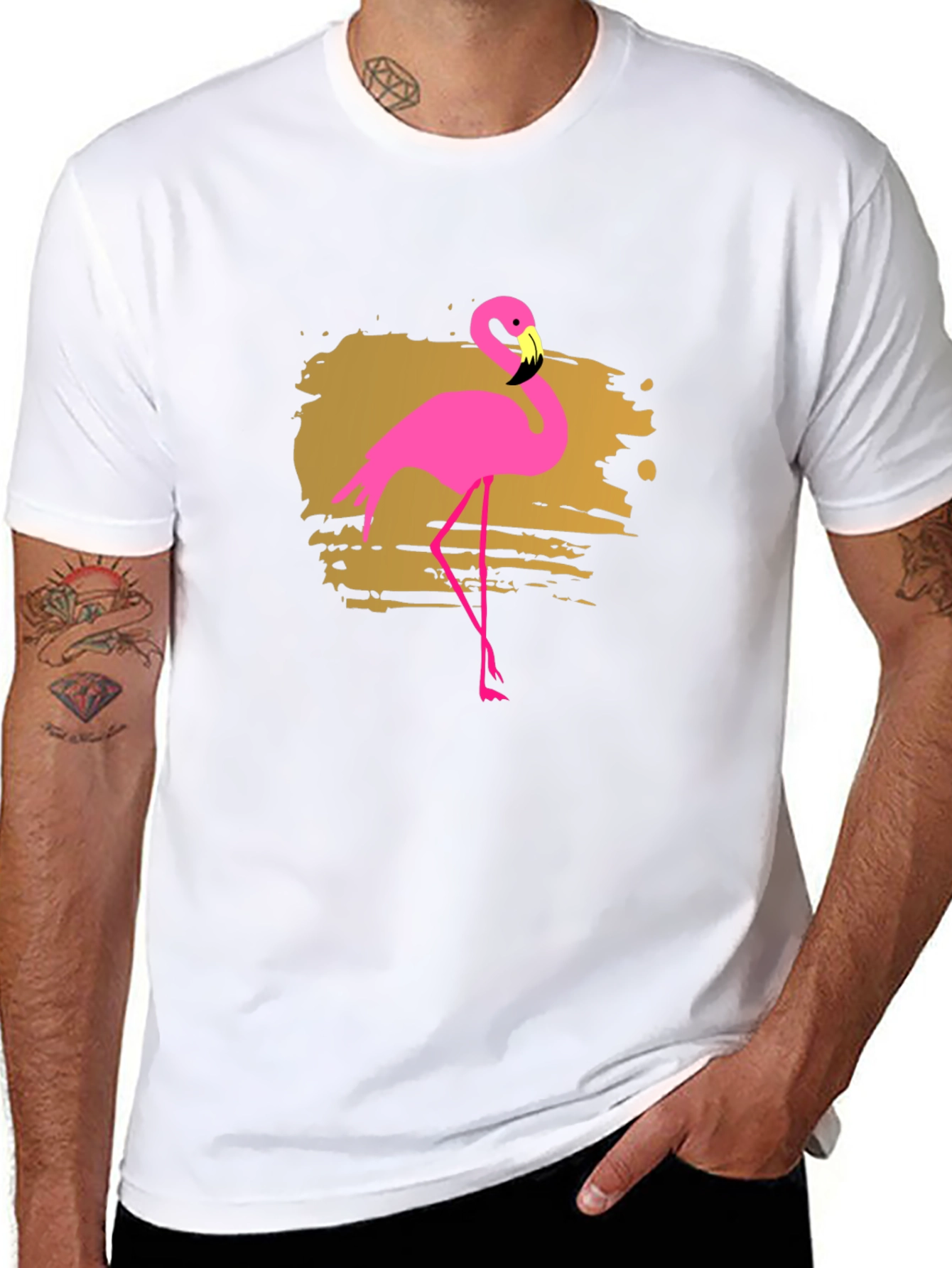 Black Flamingo Graphic Tee